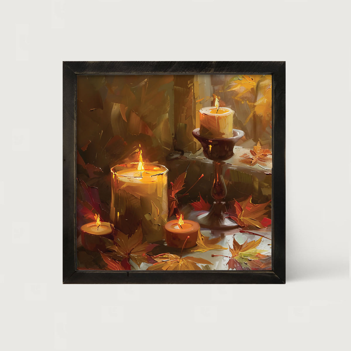Candles and Leaves