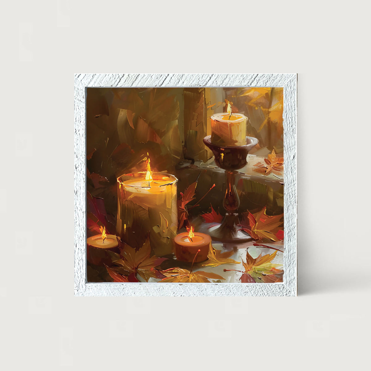 Candles and Leaves