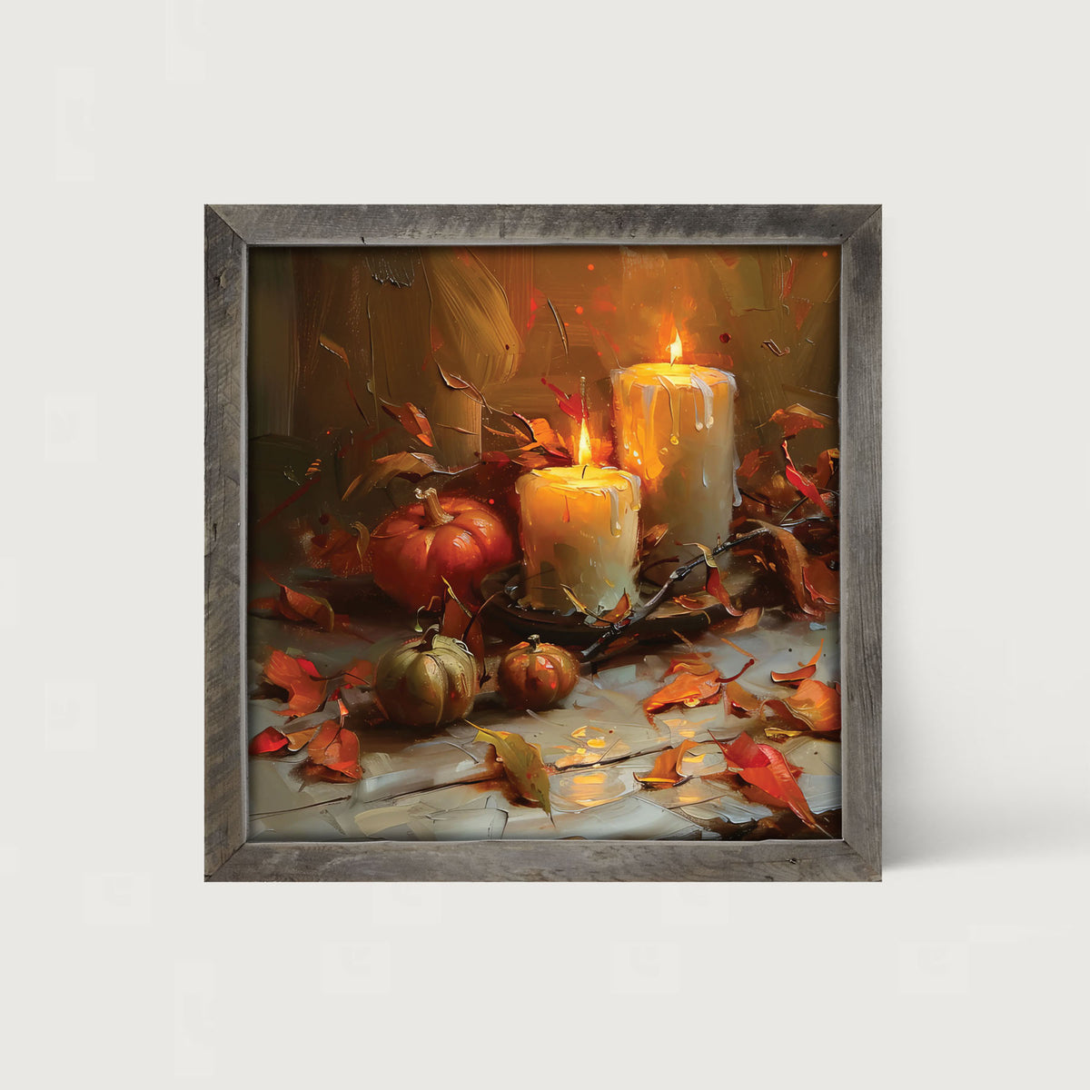 Candles and Pumpkins