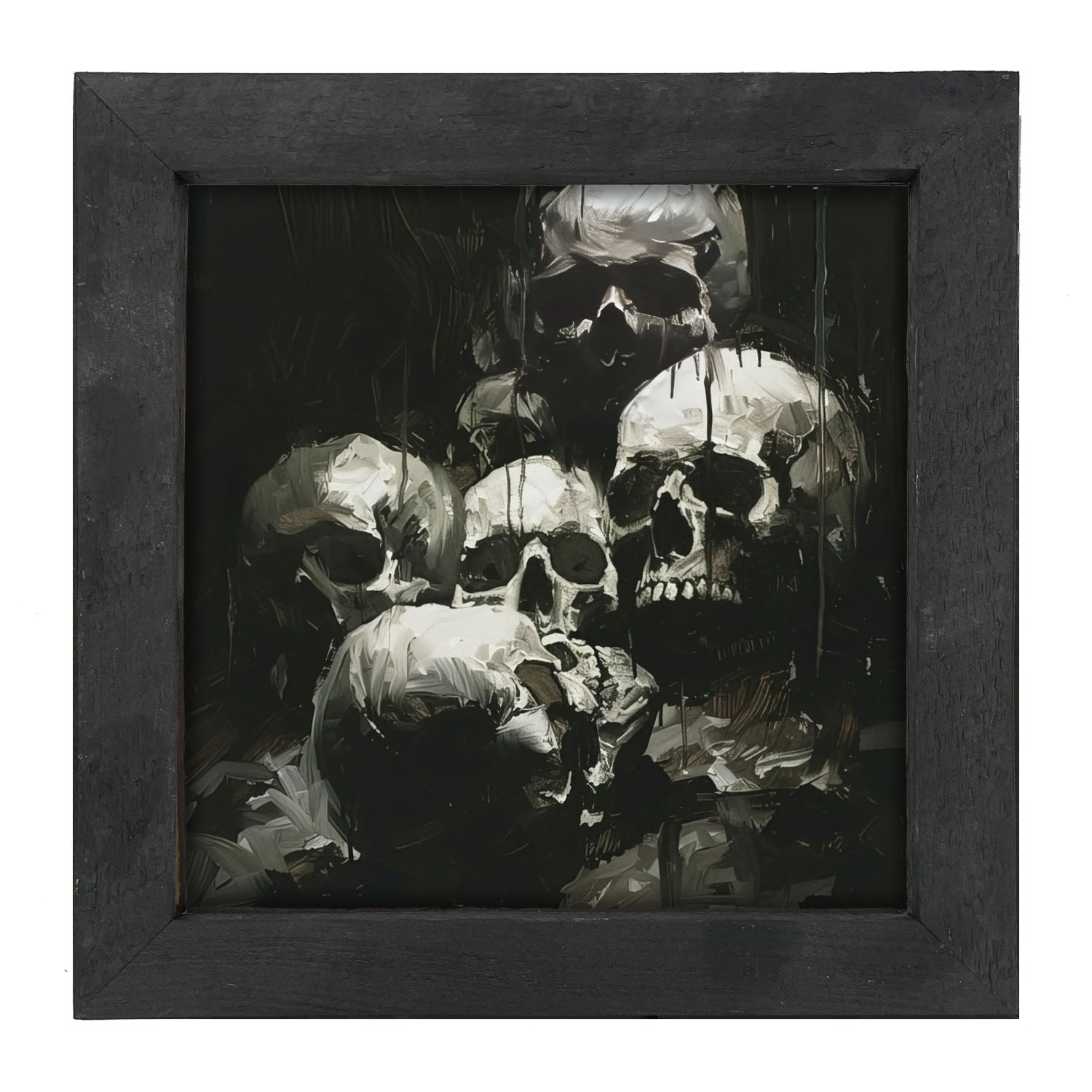 Spooky Skulls - Framed Art