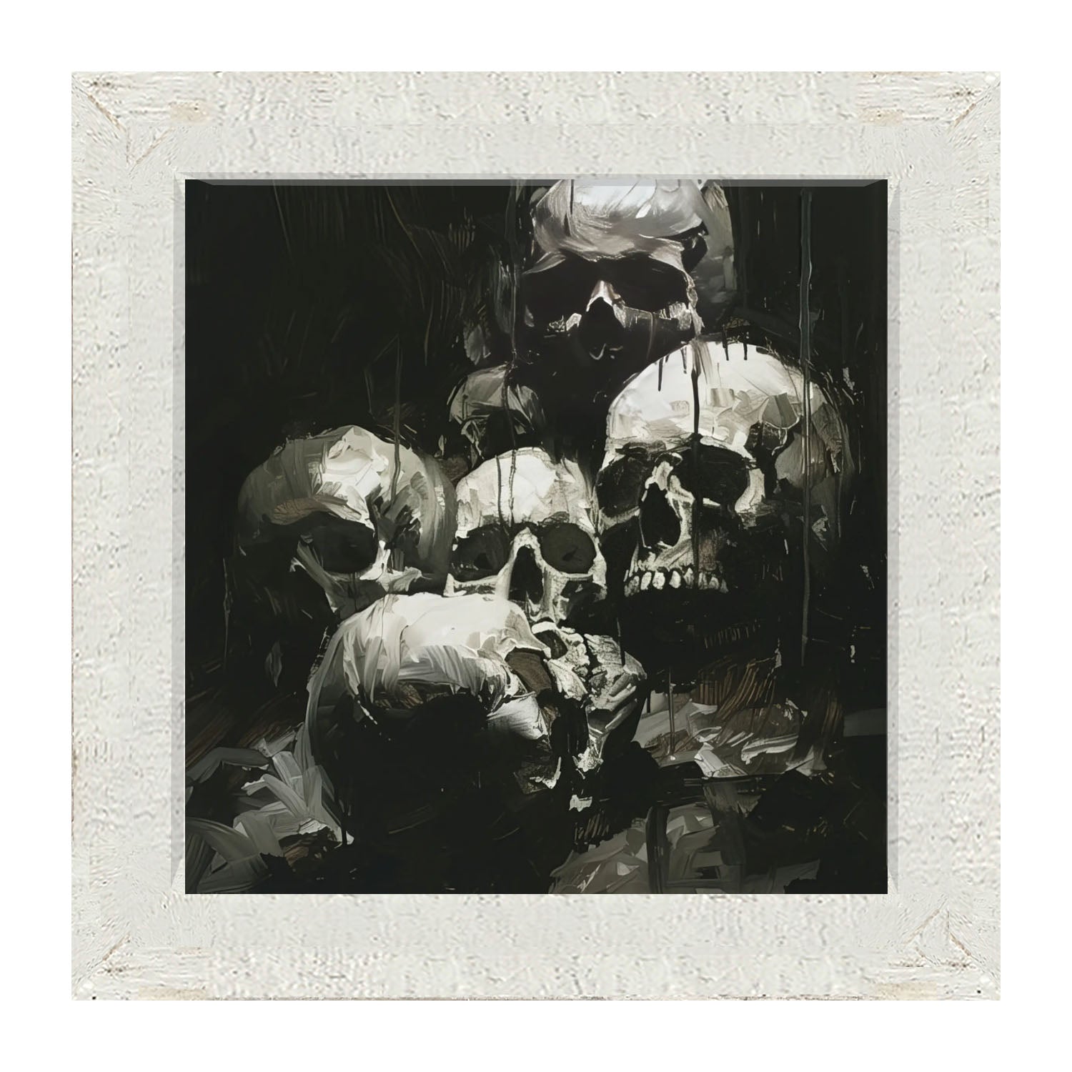 Spooky Skulls - Framed Art