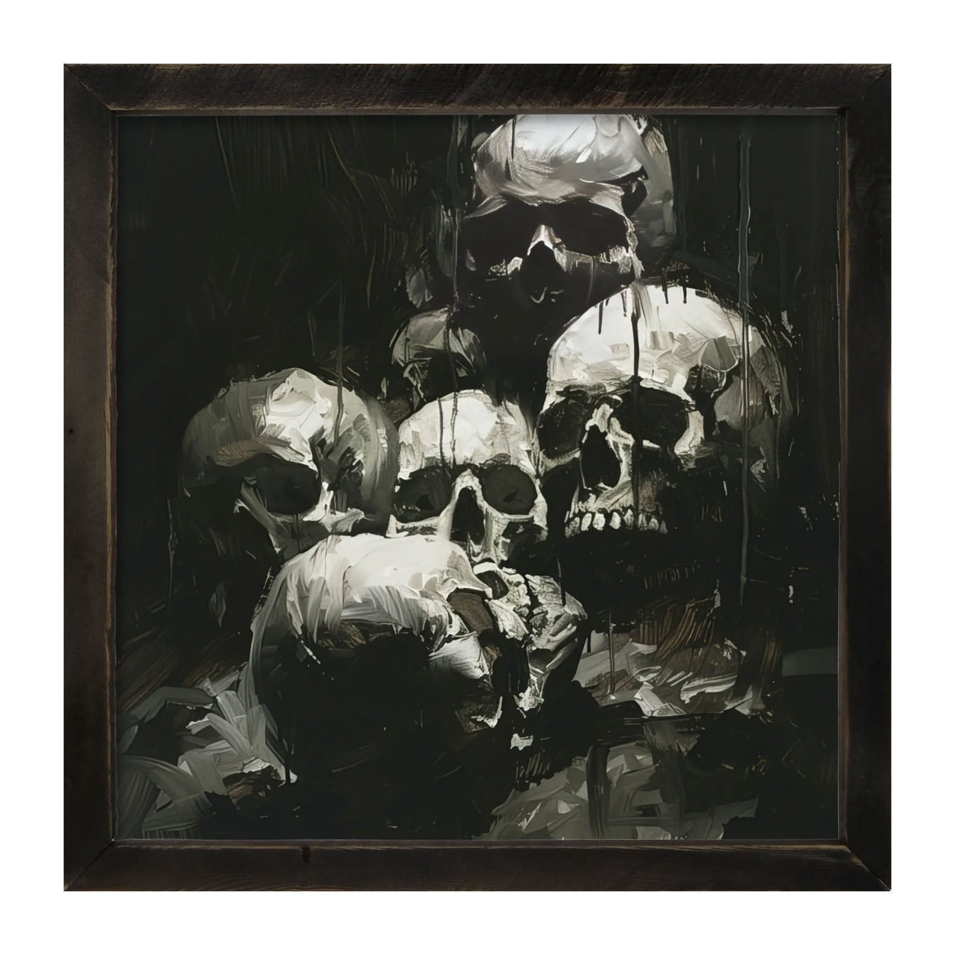 Spooky Skulls - Framed Art