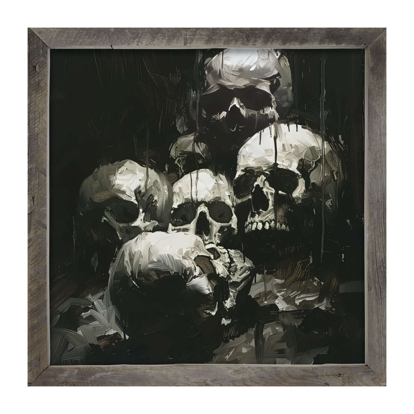 Spooky Skulls - Framed Art