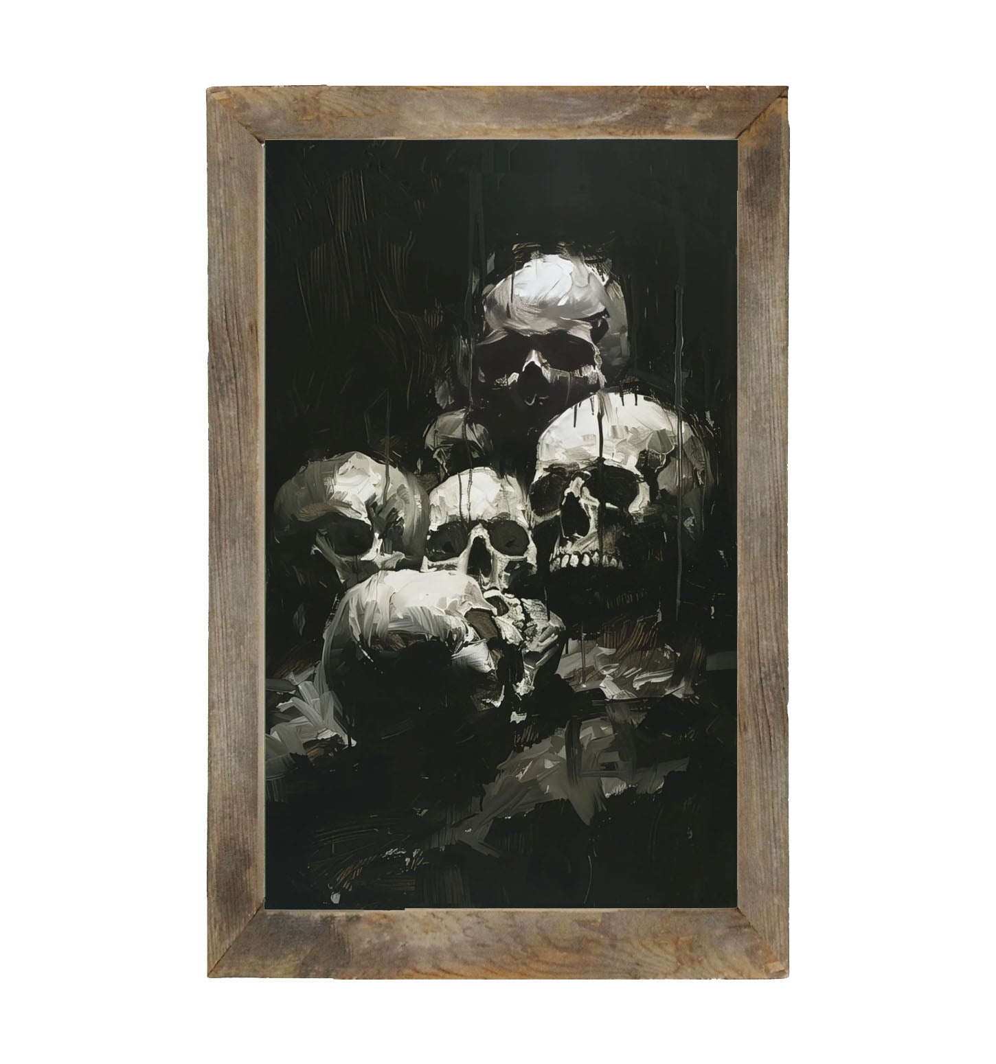 Spooky Skulls - Framed Art