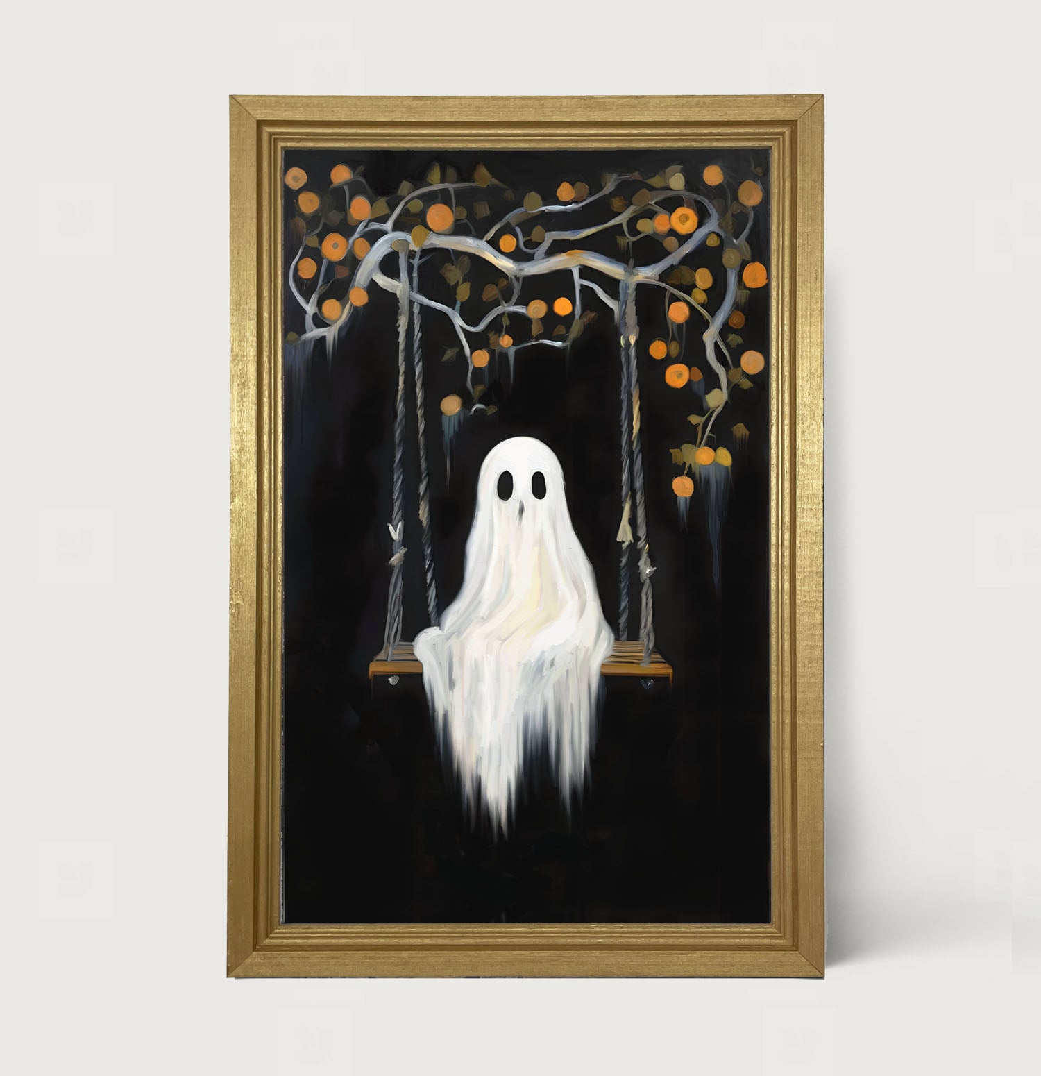 Ghost on a swing