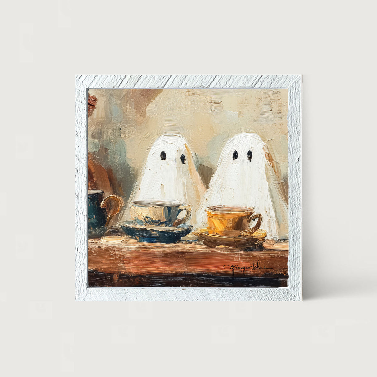 Ghosts Enjoying Tea
