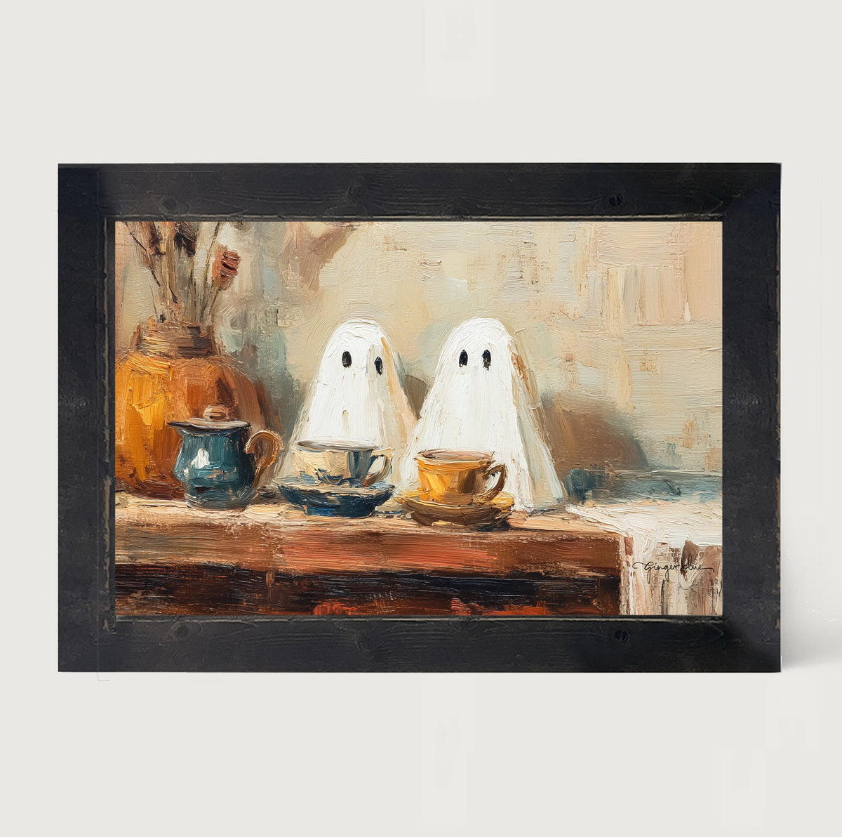 Ghosts Enjoying Tea