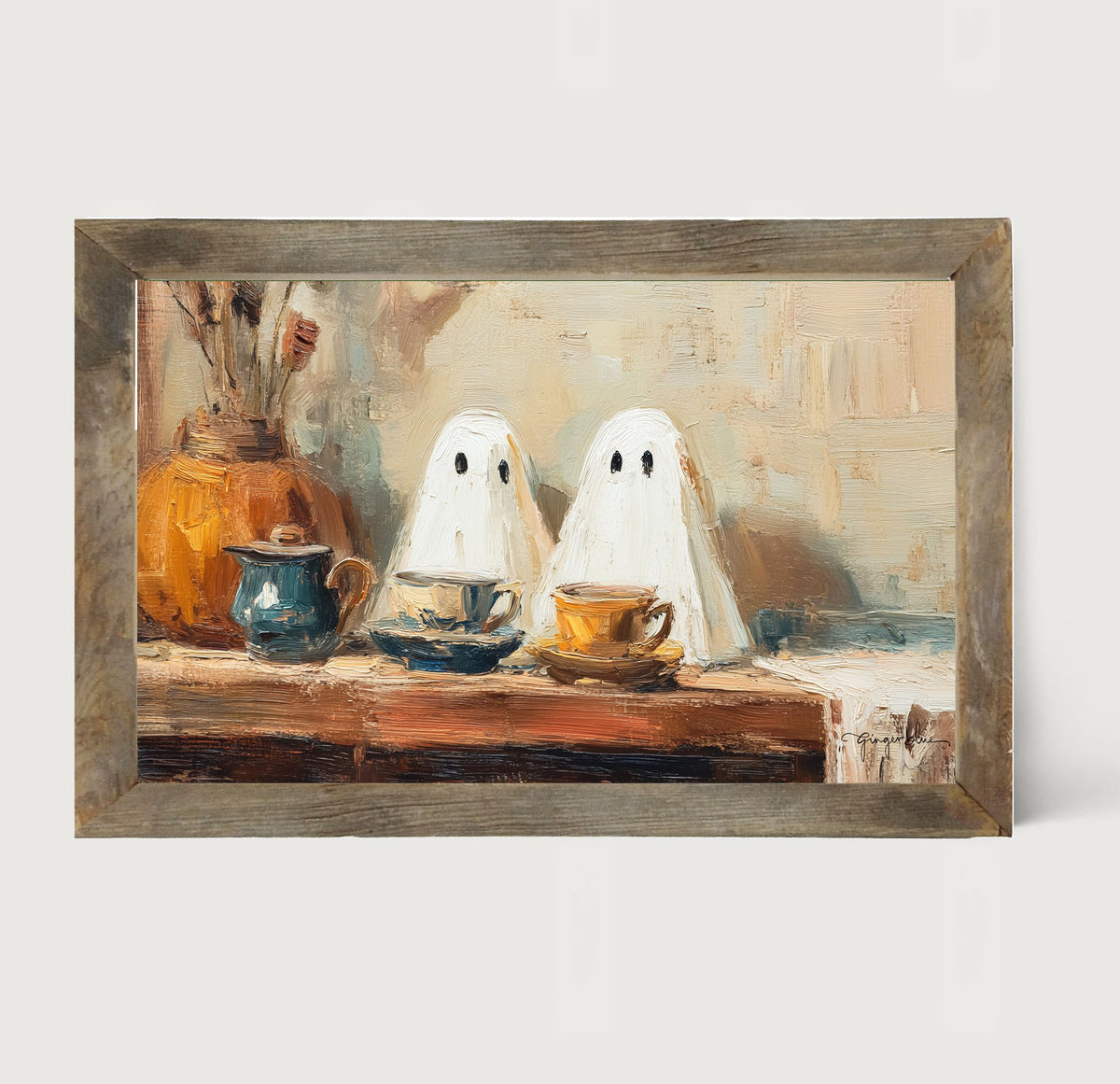 Ghosts Enjoying Tea