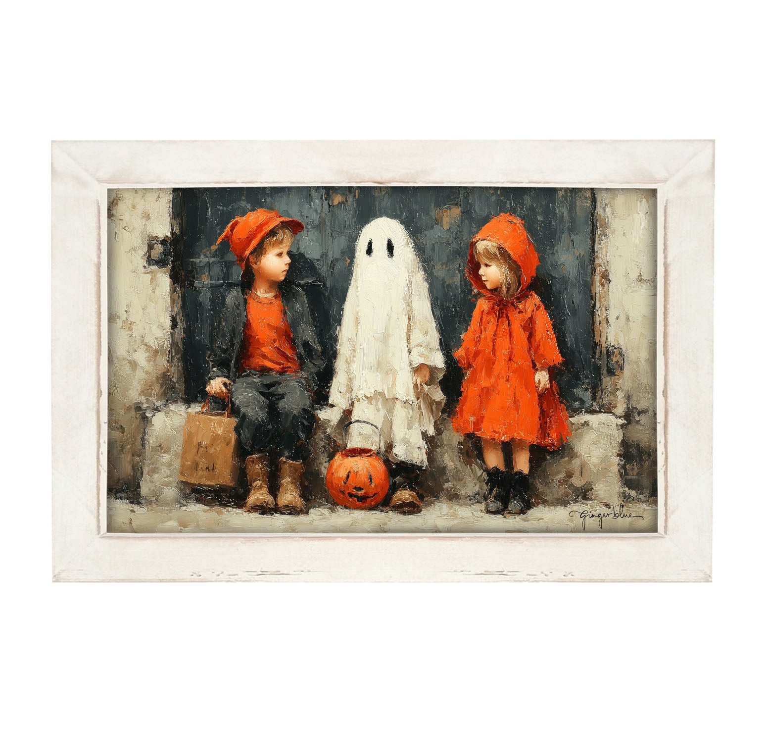 Trick or Treaters - Framed Art