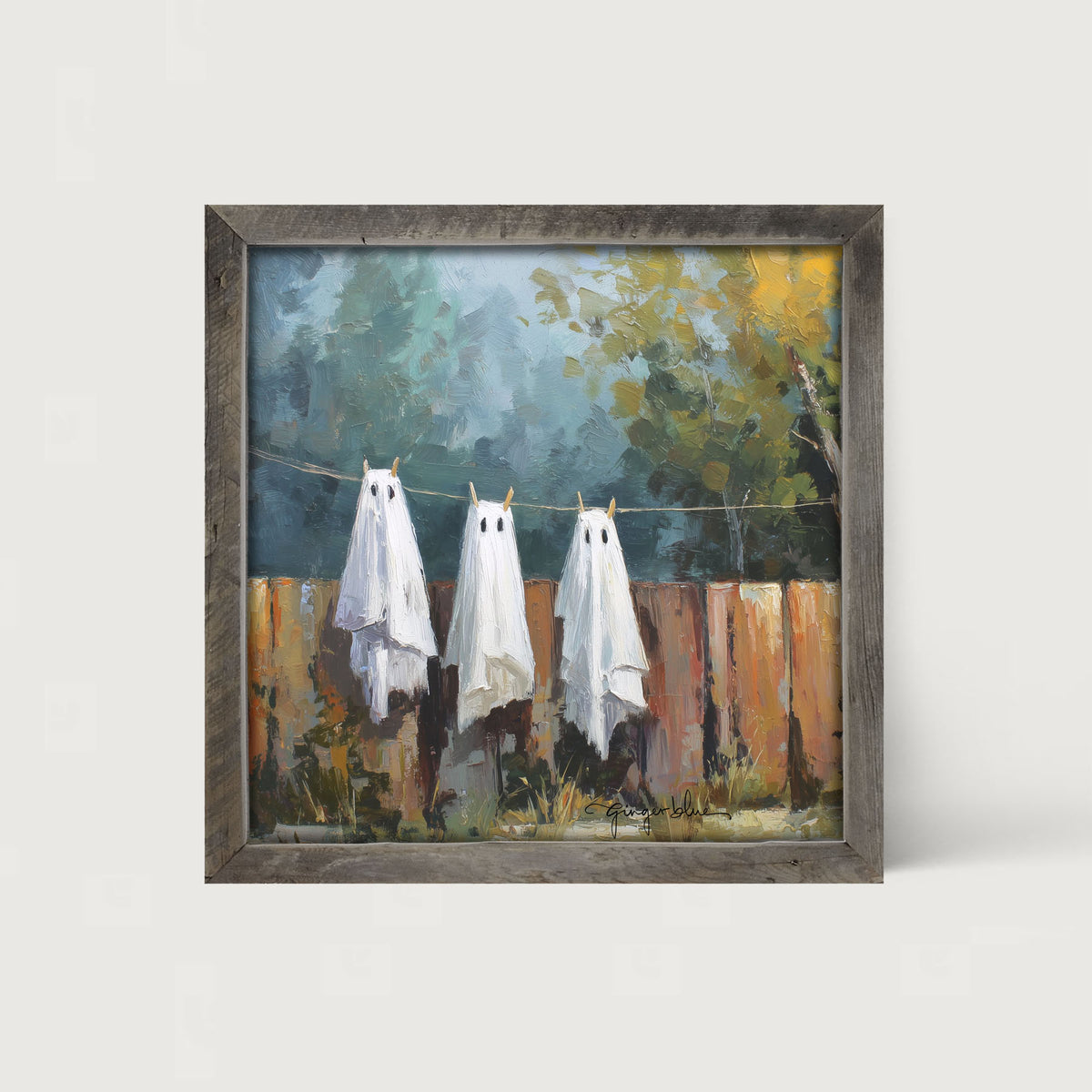 Ghost Costumes Drying