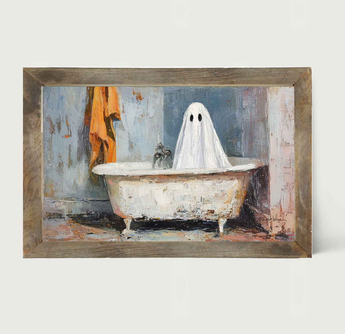 Ghost taking a Bath