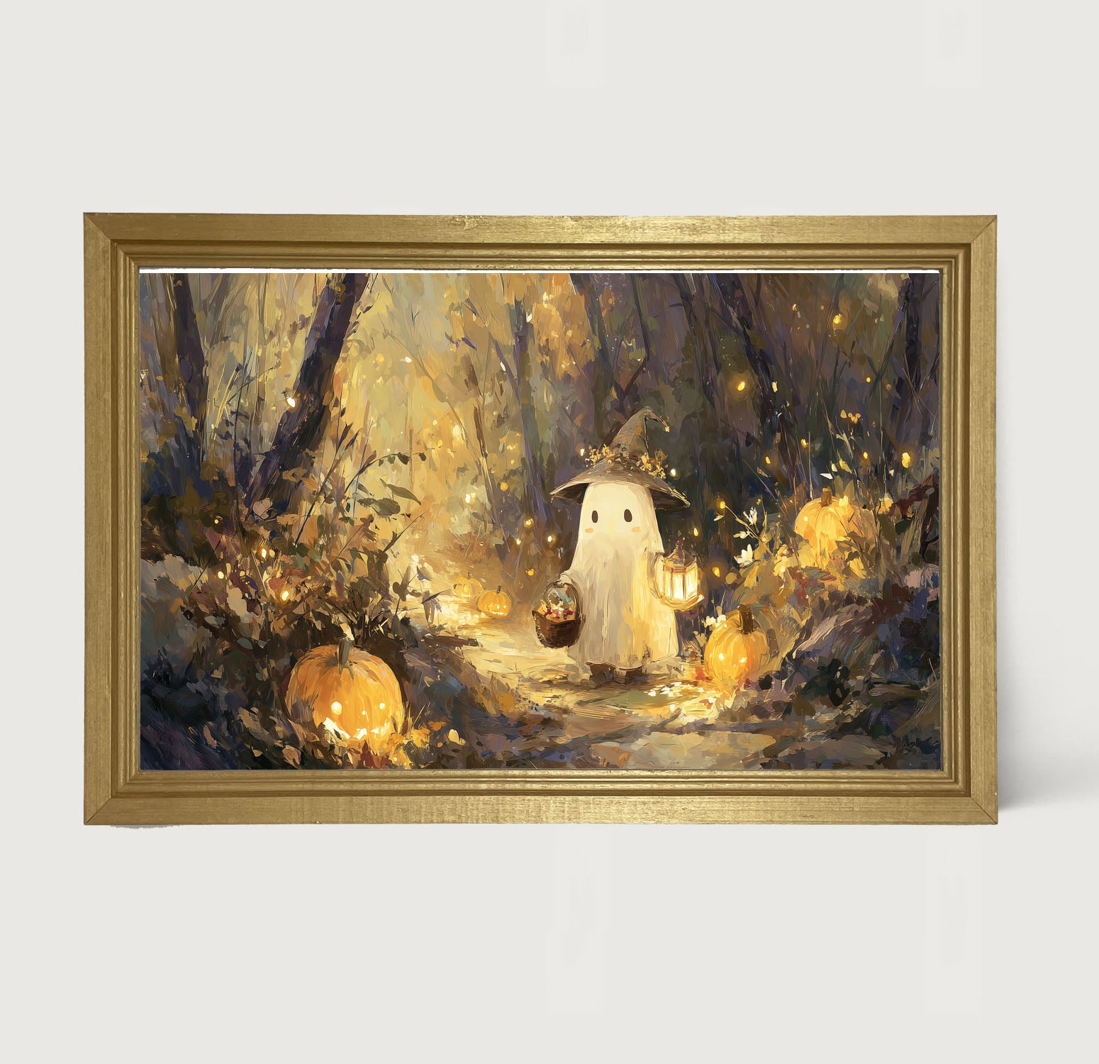 Halloween Friends - Ghost on Path