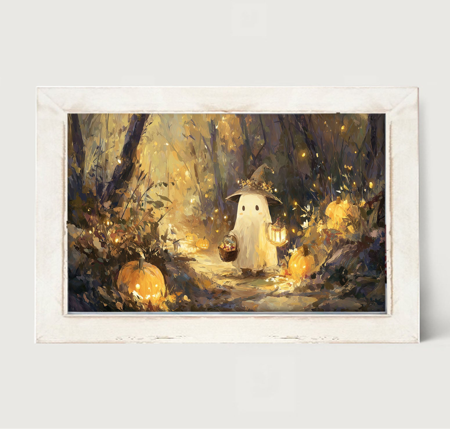 Halloween Friends - Ghost on Path