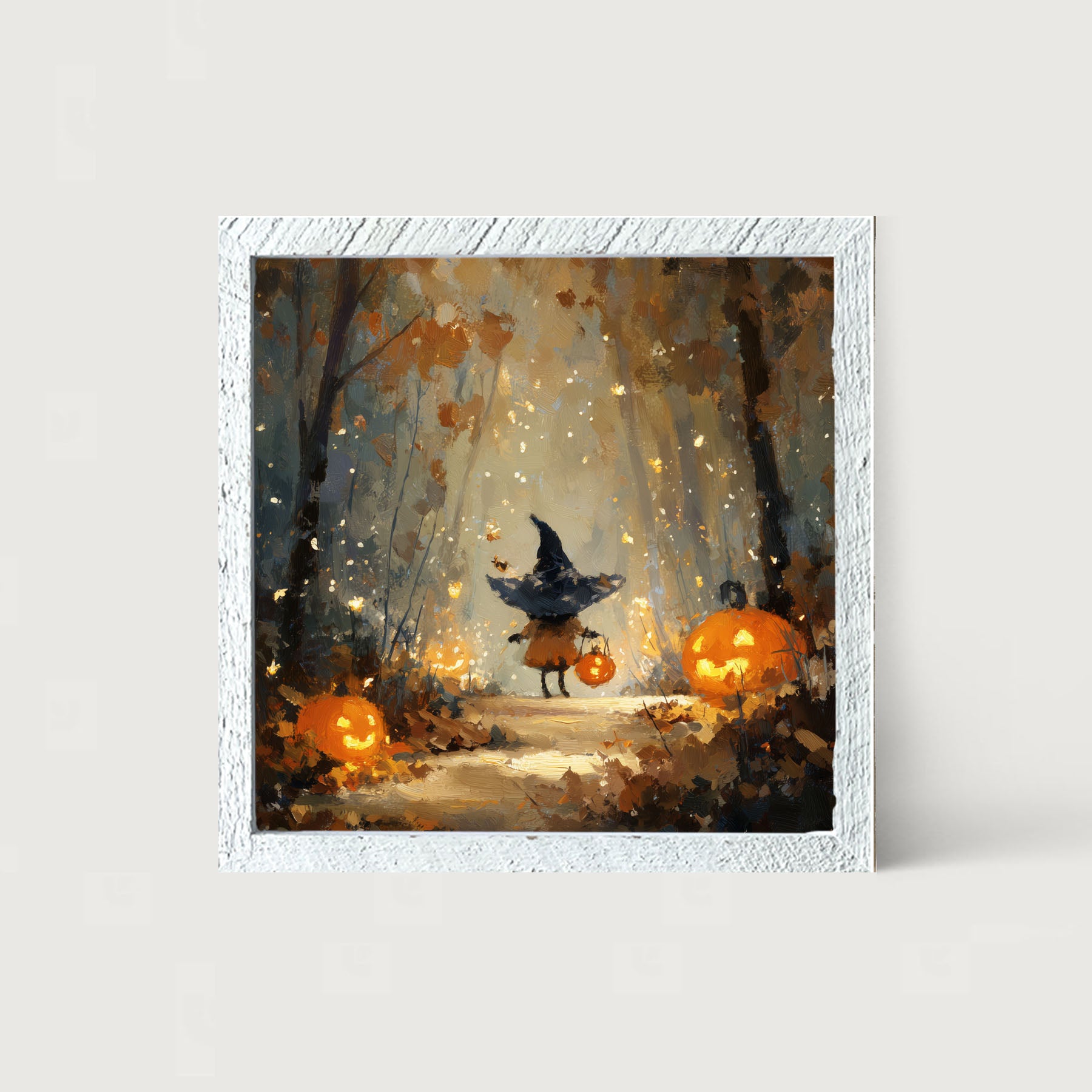 Halloween Friends - Witch on Forest Path