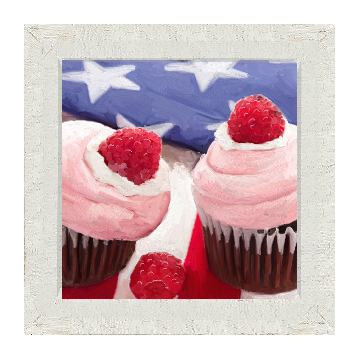 Patriotic Cupcakes - Framed art