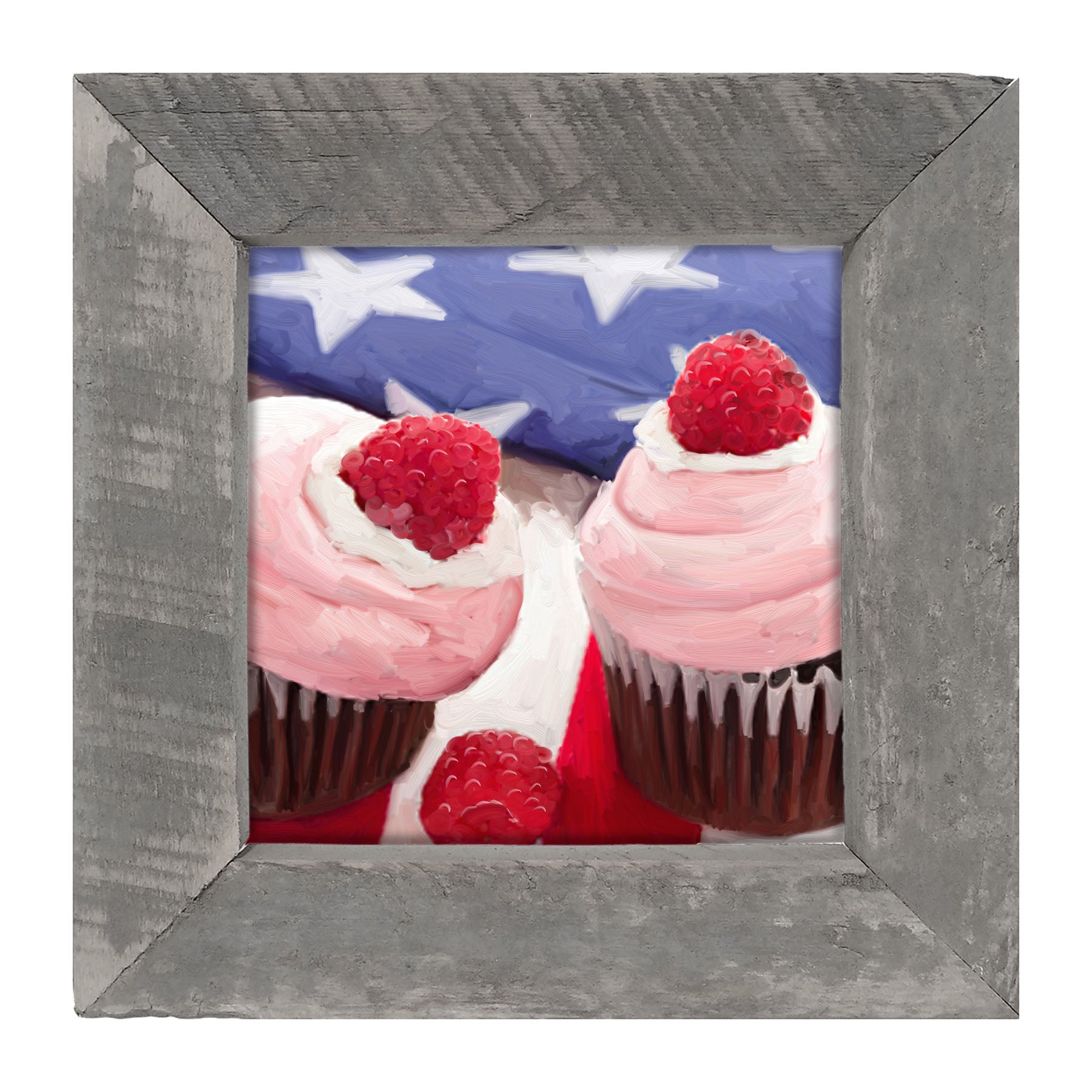 Patriotic Cupcakes - Framed art