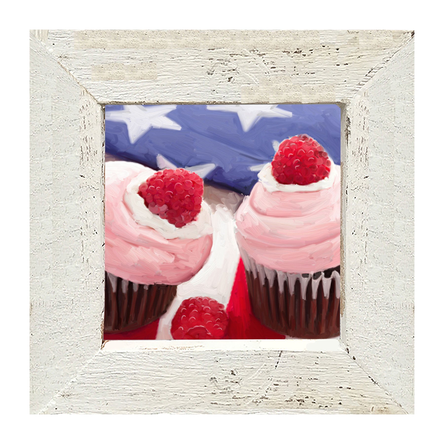 Patriotic Cupcakes - Framed art