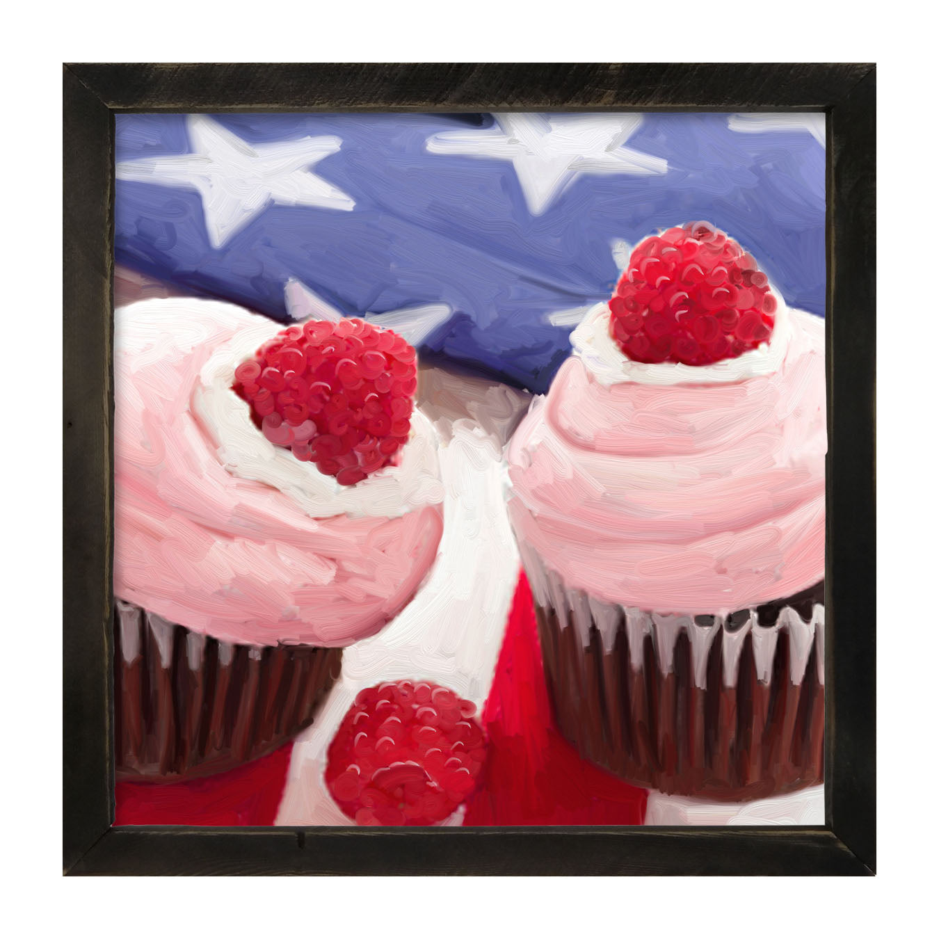 Patriotic Cupcakes - Framed art
