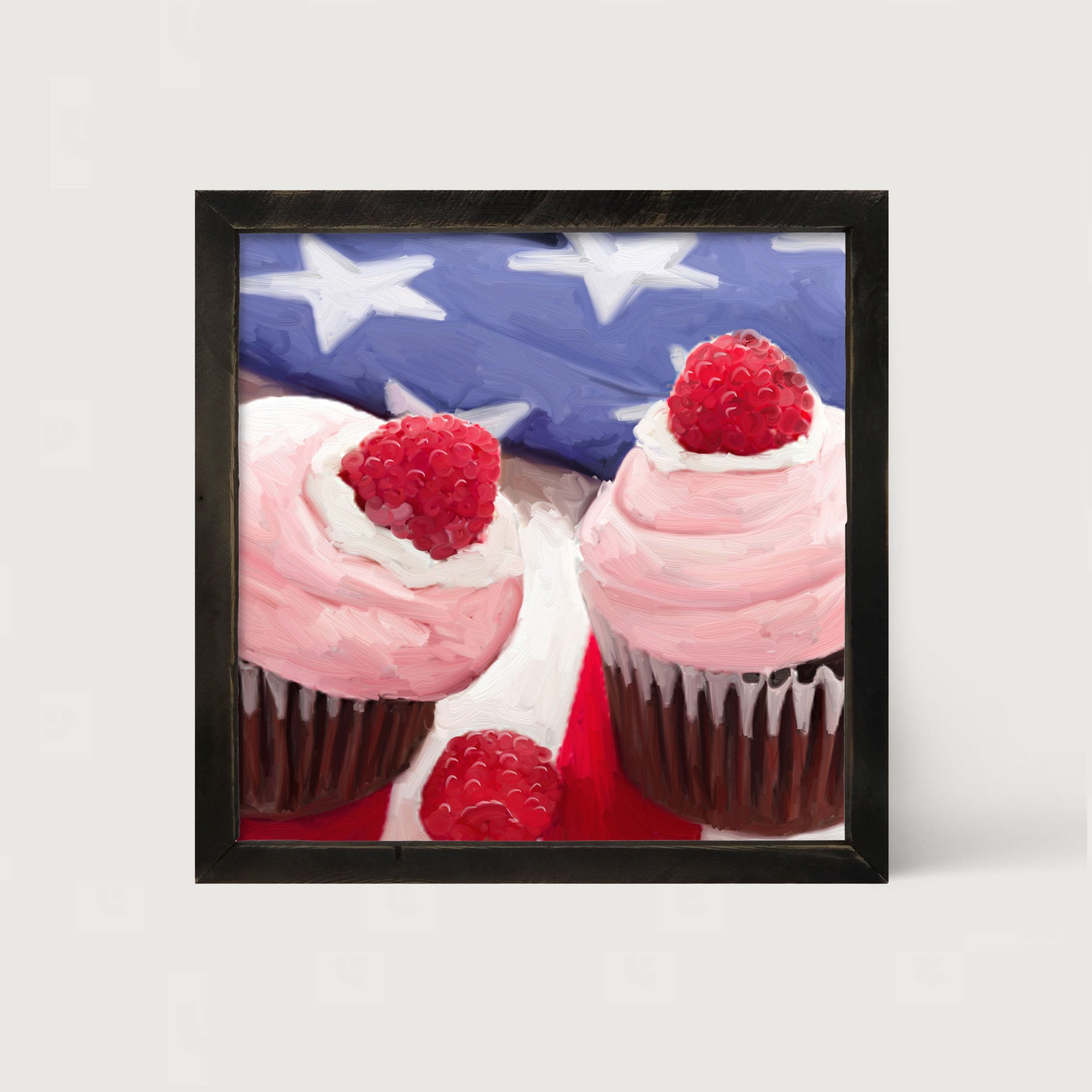 Patriotic Cupcakes - Framed art