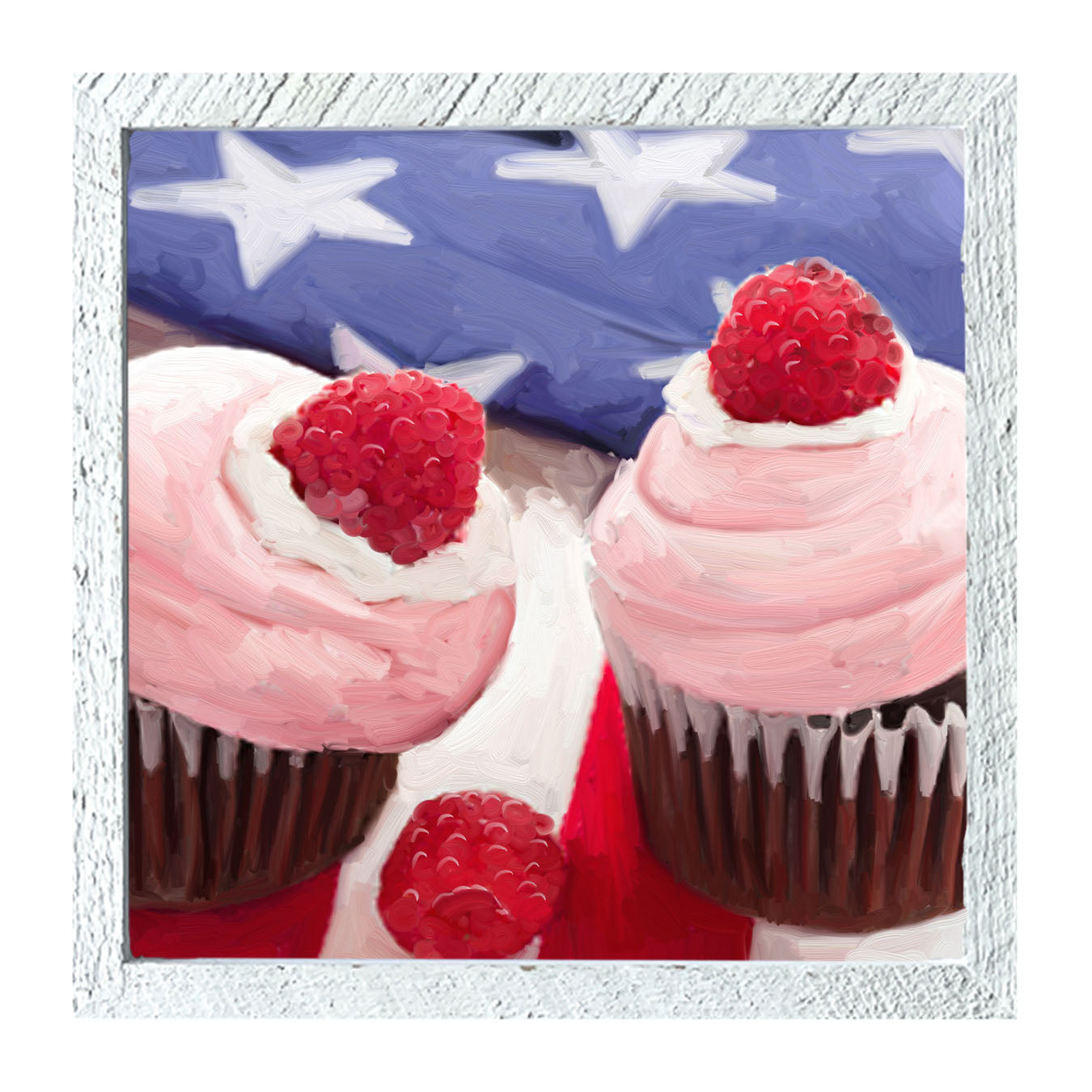 Patriotic Cupcakes - Framed art