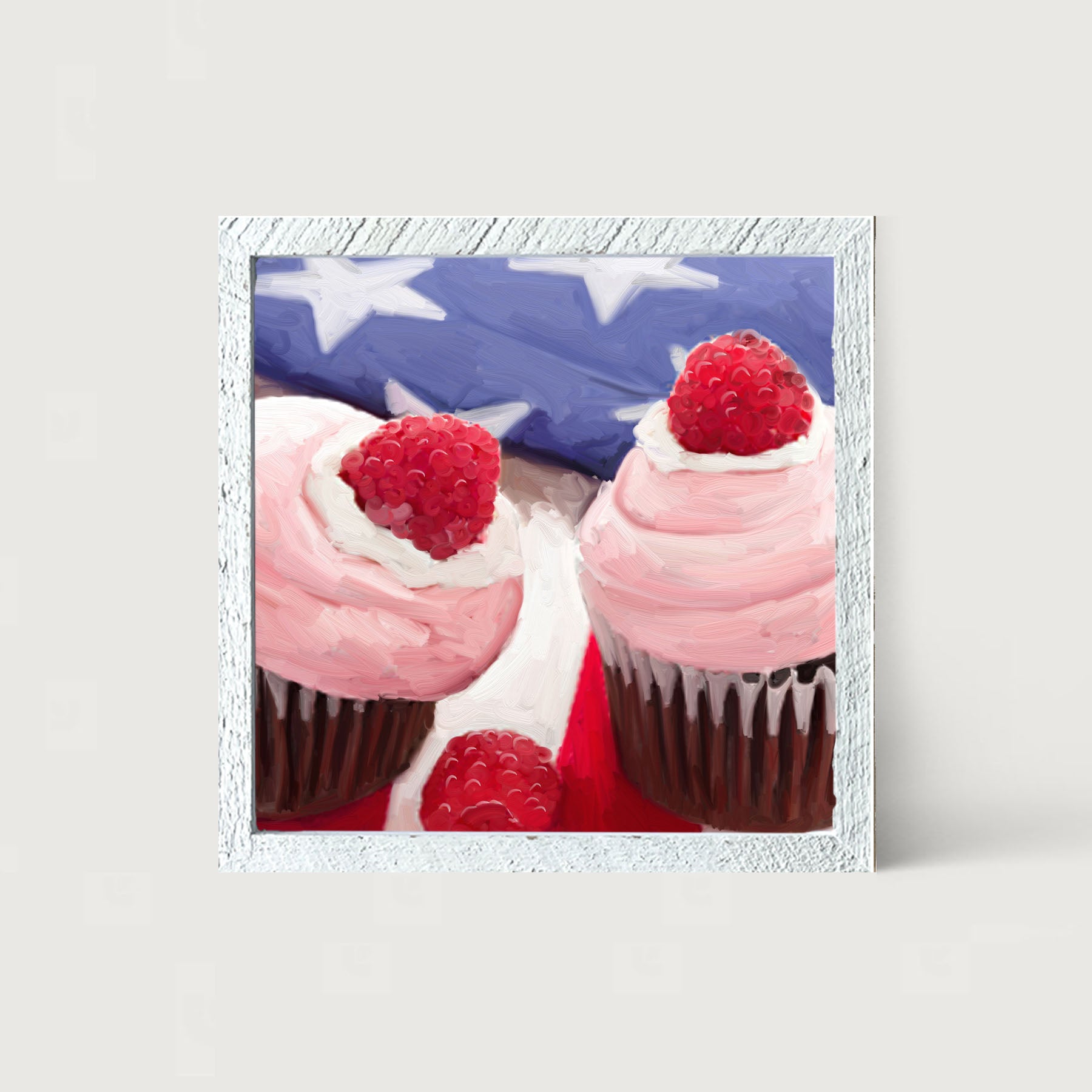 Patriotic Cupcakes - Framed art