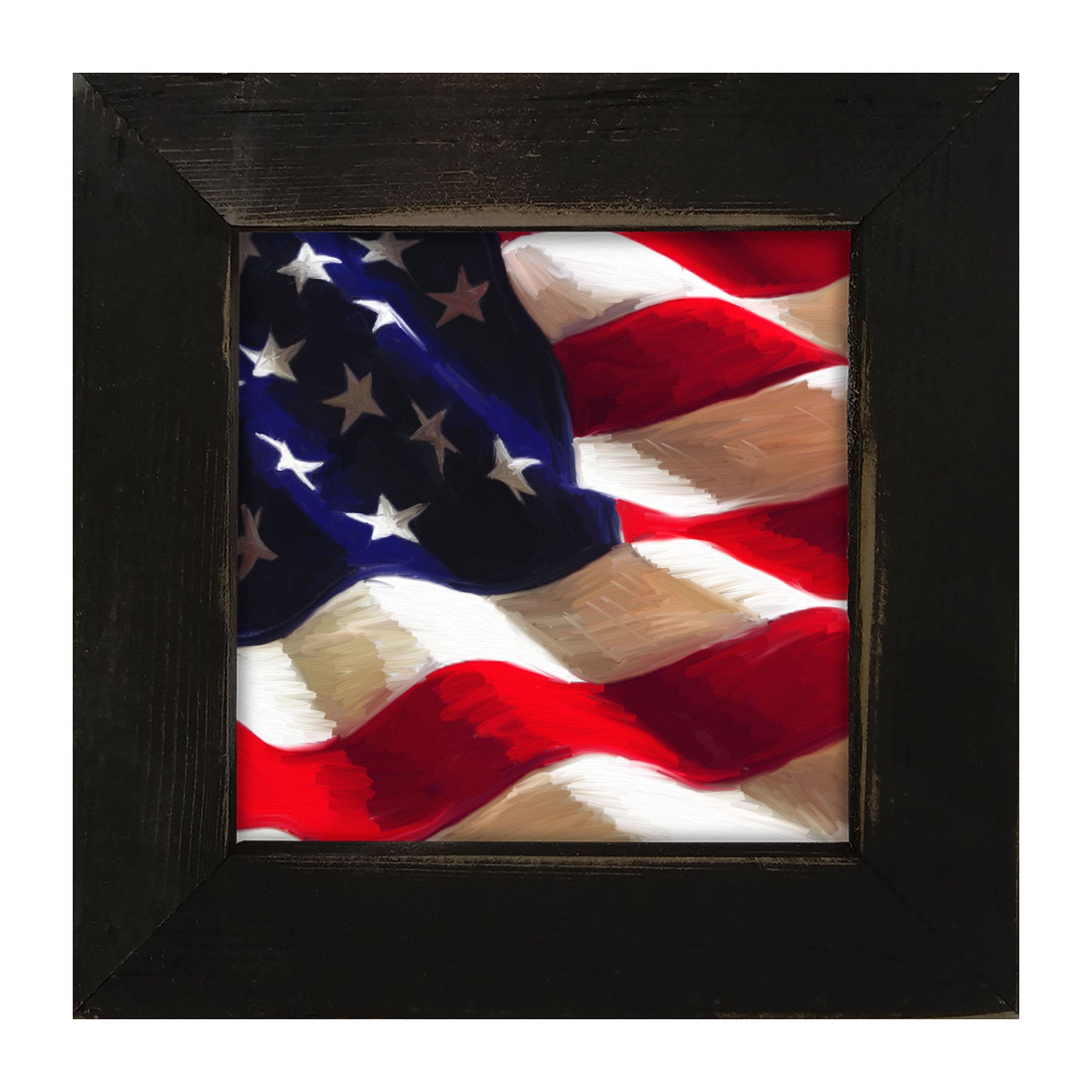 Patriotic Flag - Framed art