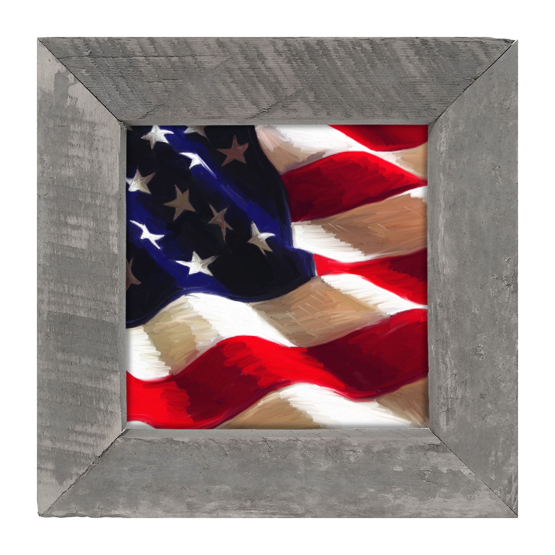 Patriotic Flag - Framed art