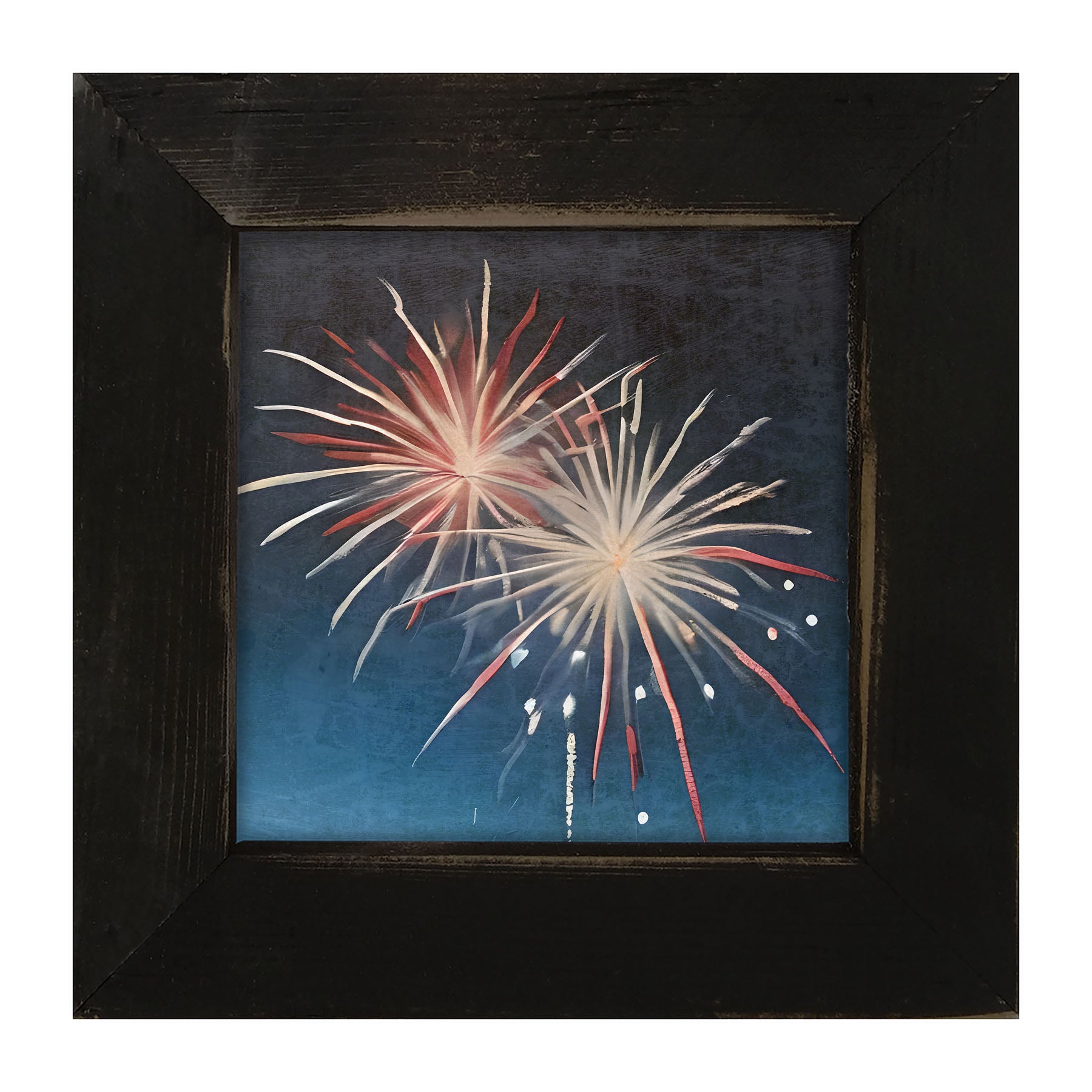 Bursting Fireworks - Framed art