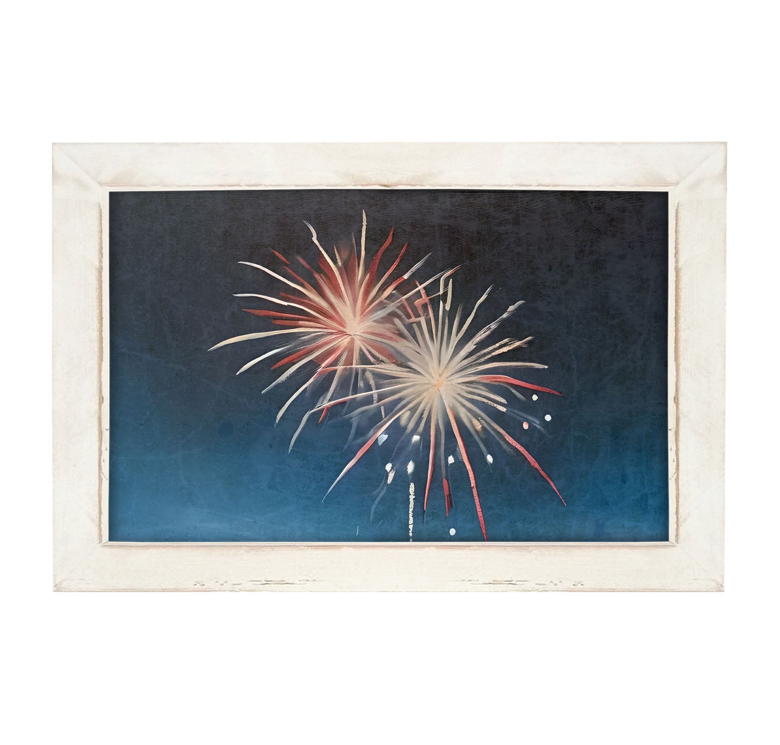 Bursting Fireworks - Framed art