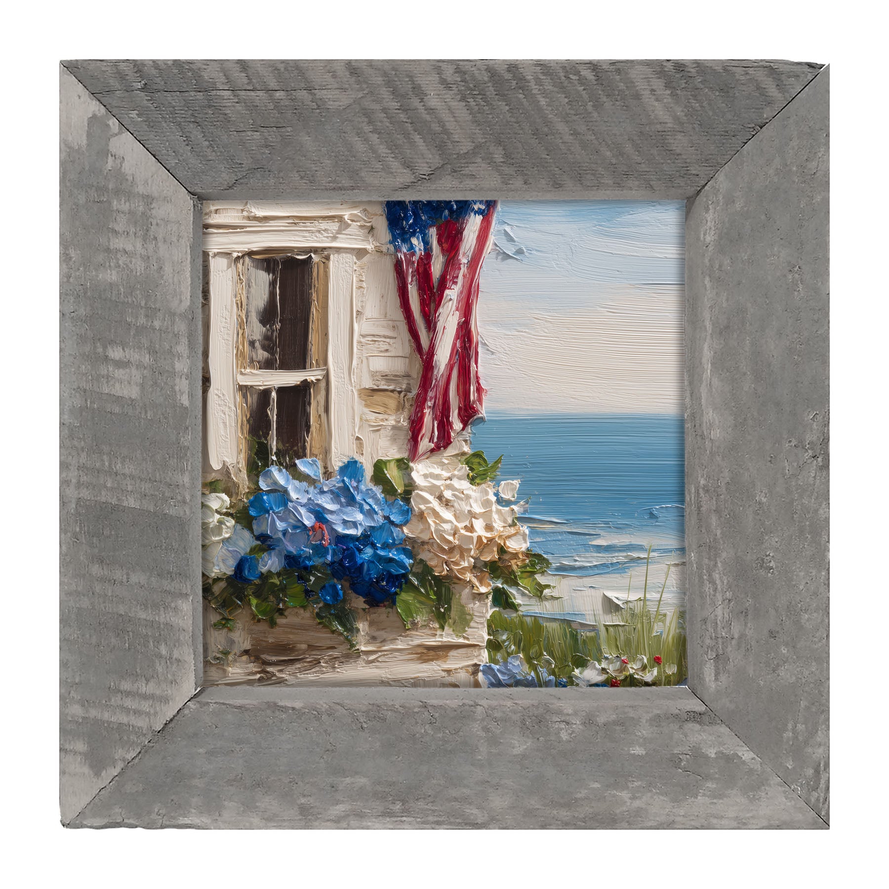 Fourth of July at the Beach House - Framed Art