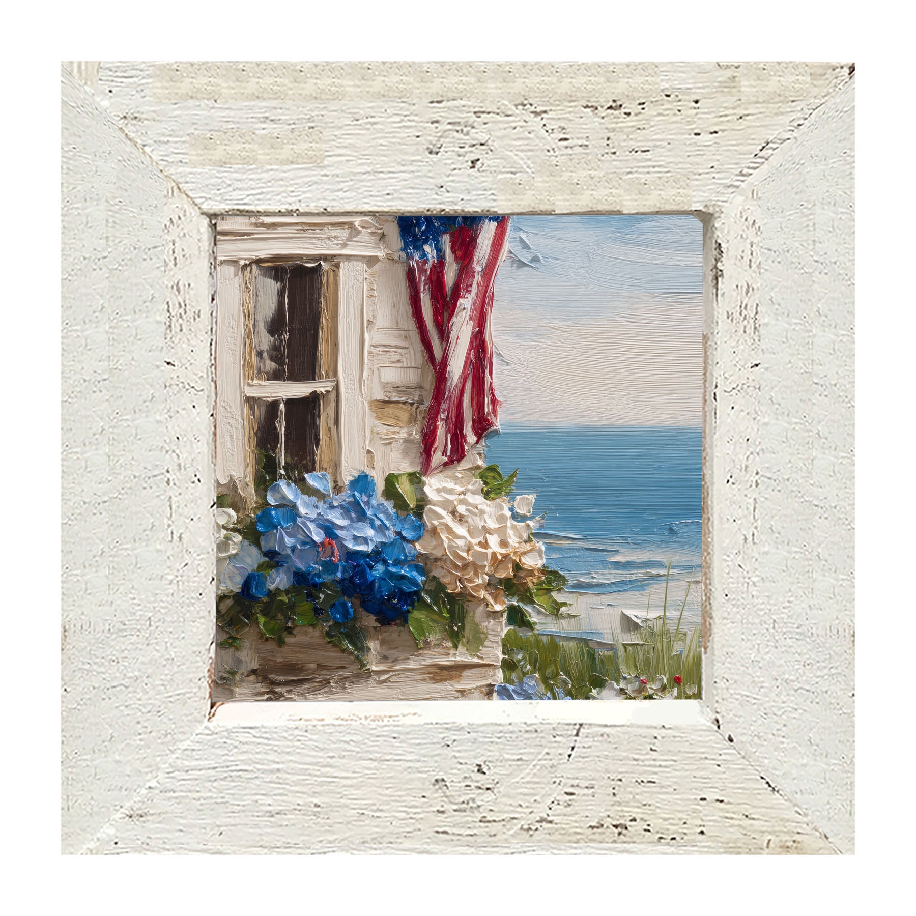 Fourth of July at the Beach House - Framed Art