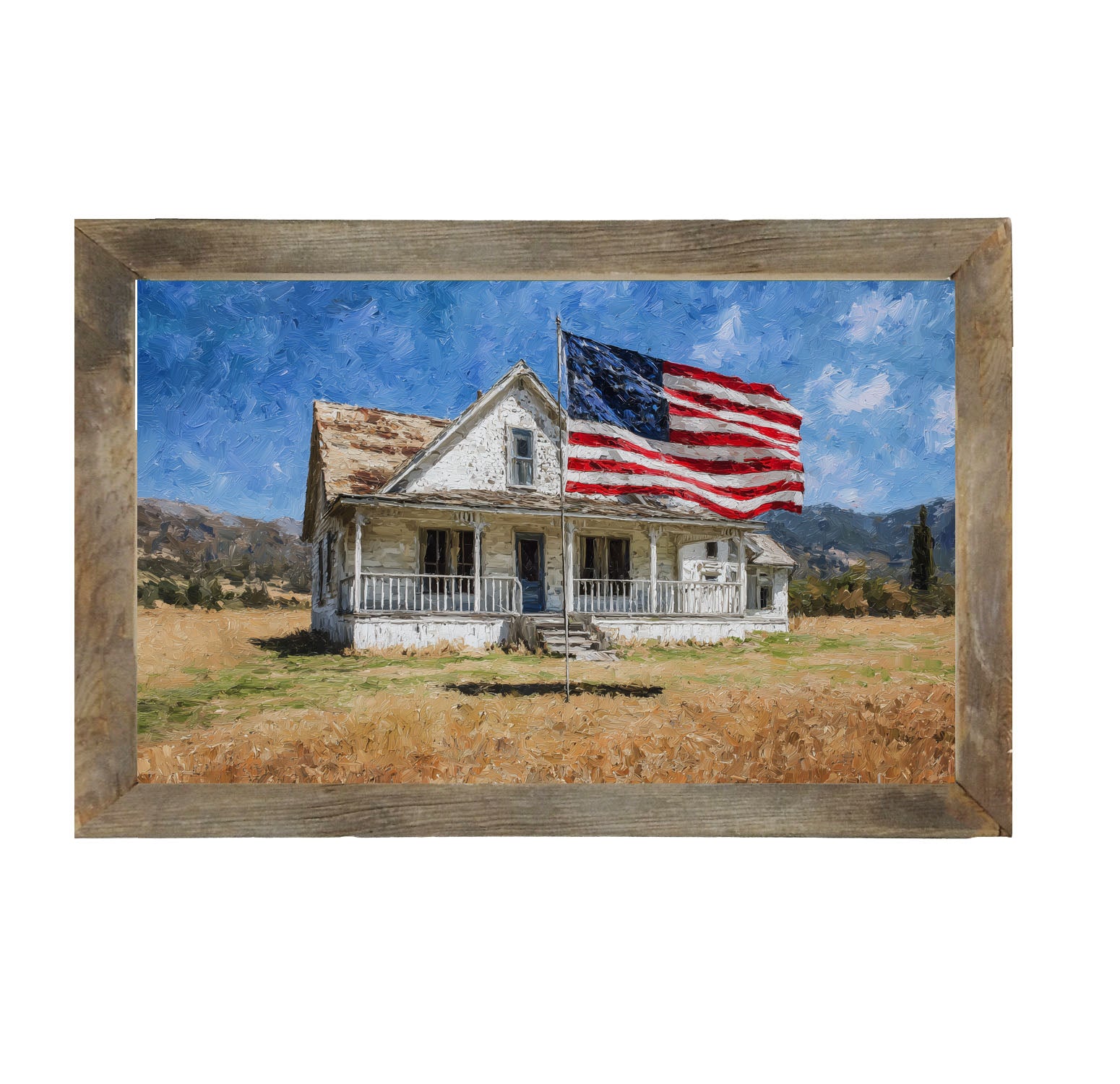 Fourth of July in the Country - Framed Art