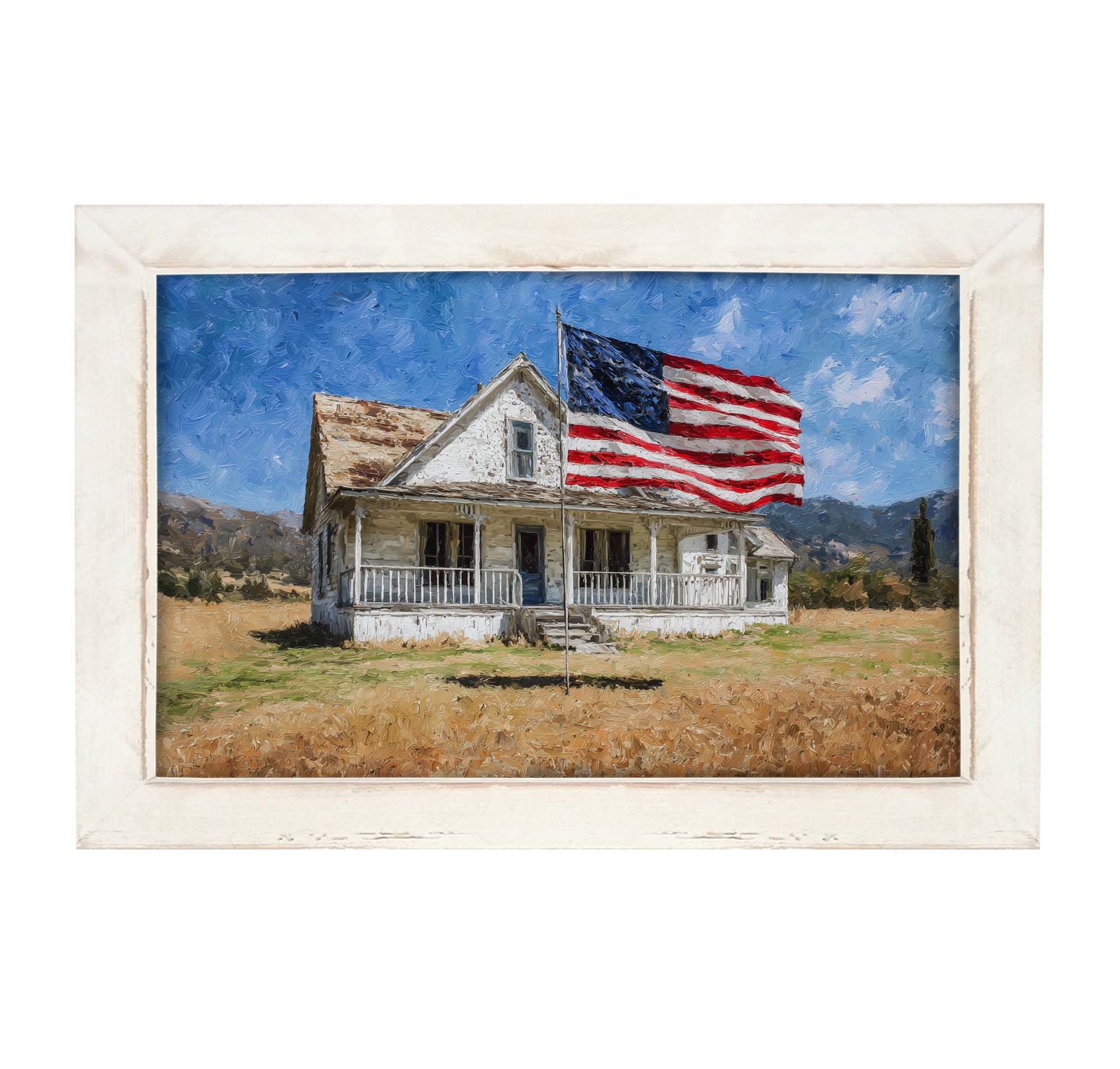Fourth of July in the Country - Framed Art