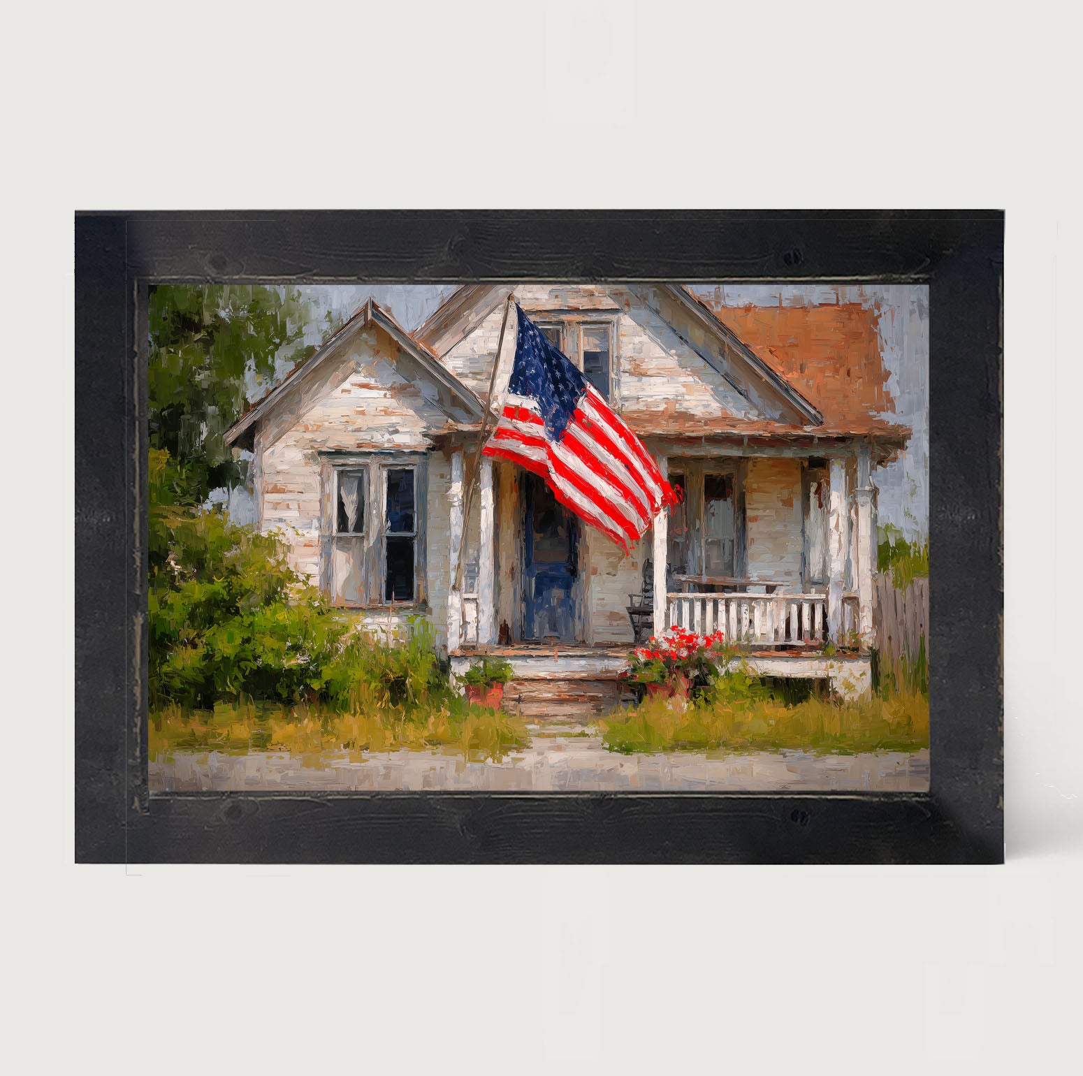 Fourth of July at Home - Framed Art