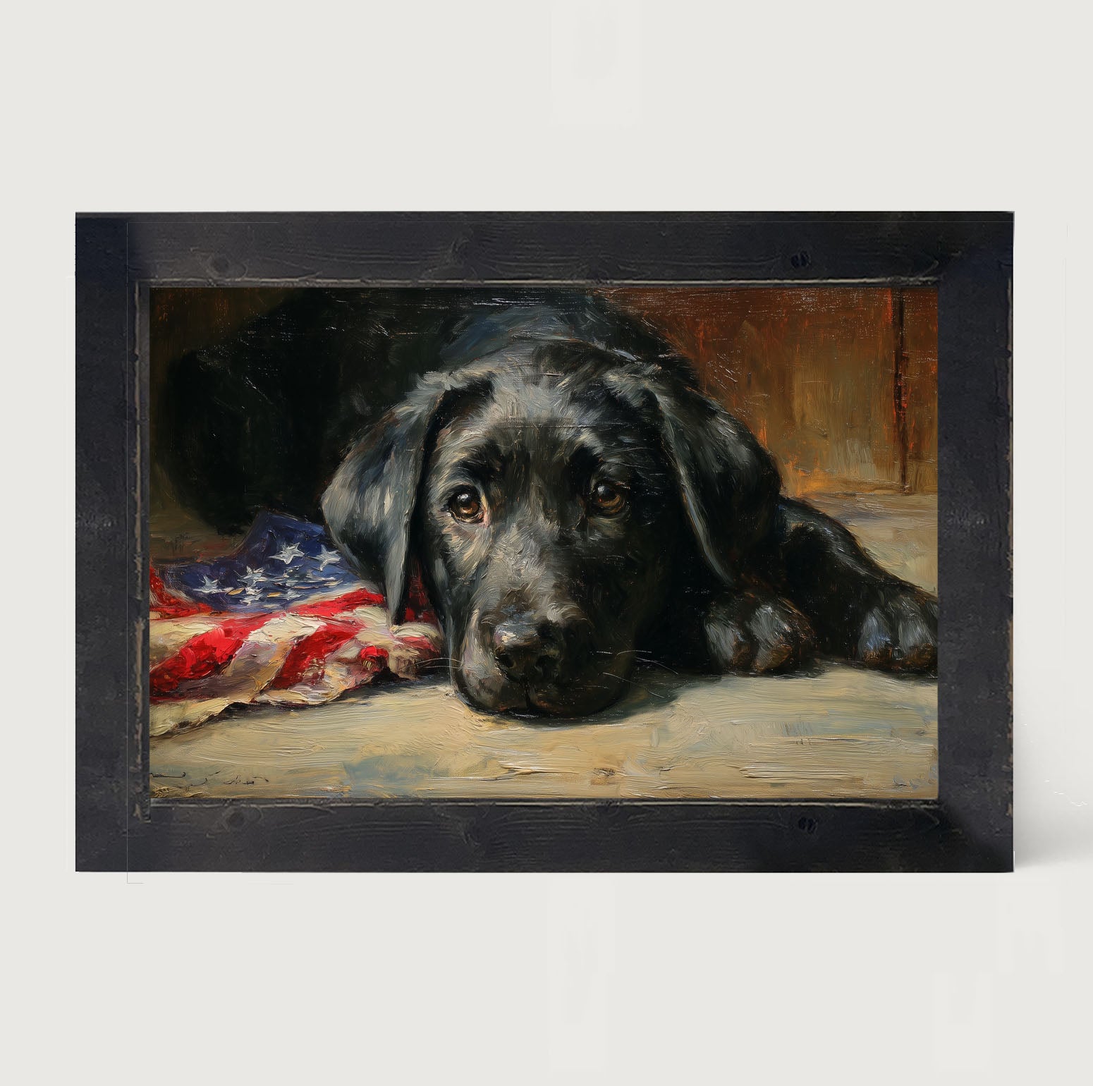 Dog Relaxing on the Fourth