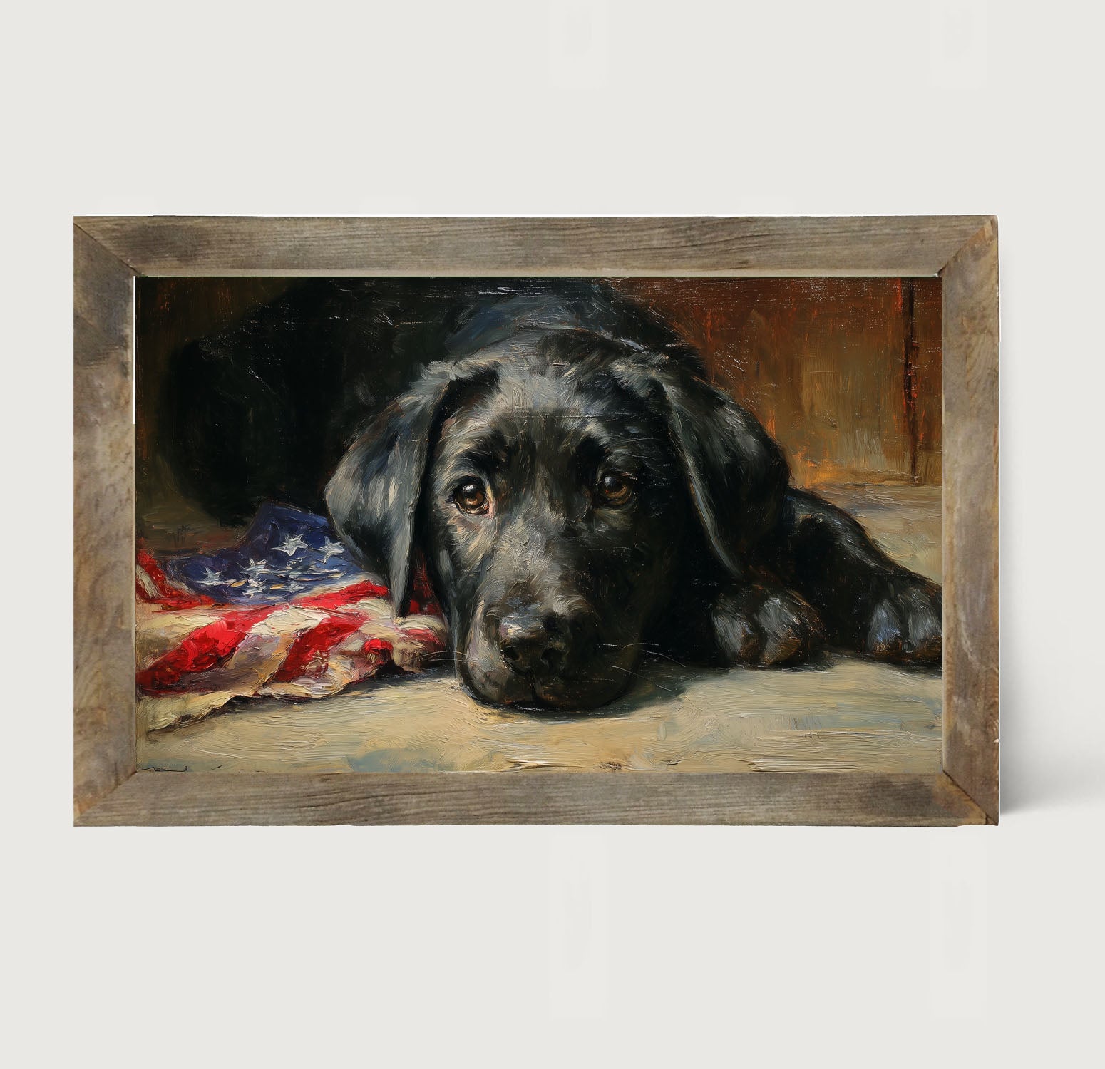 Dog Relaxing on the Fourth