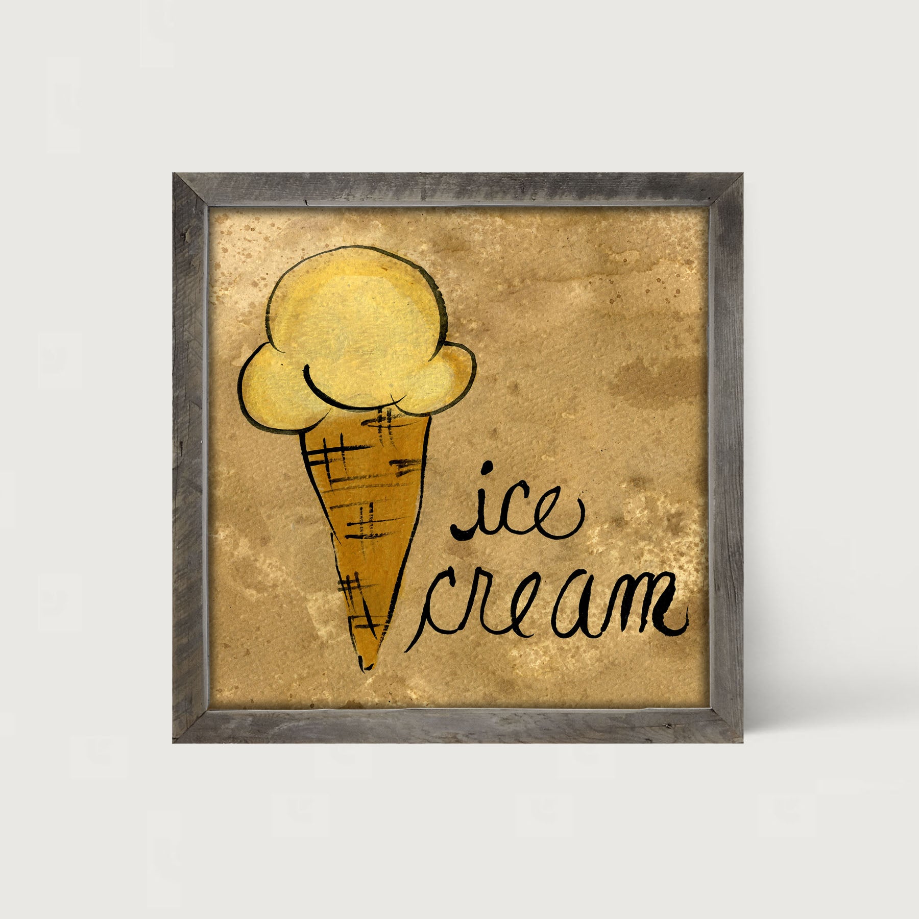 Ice Cream - Framed art