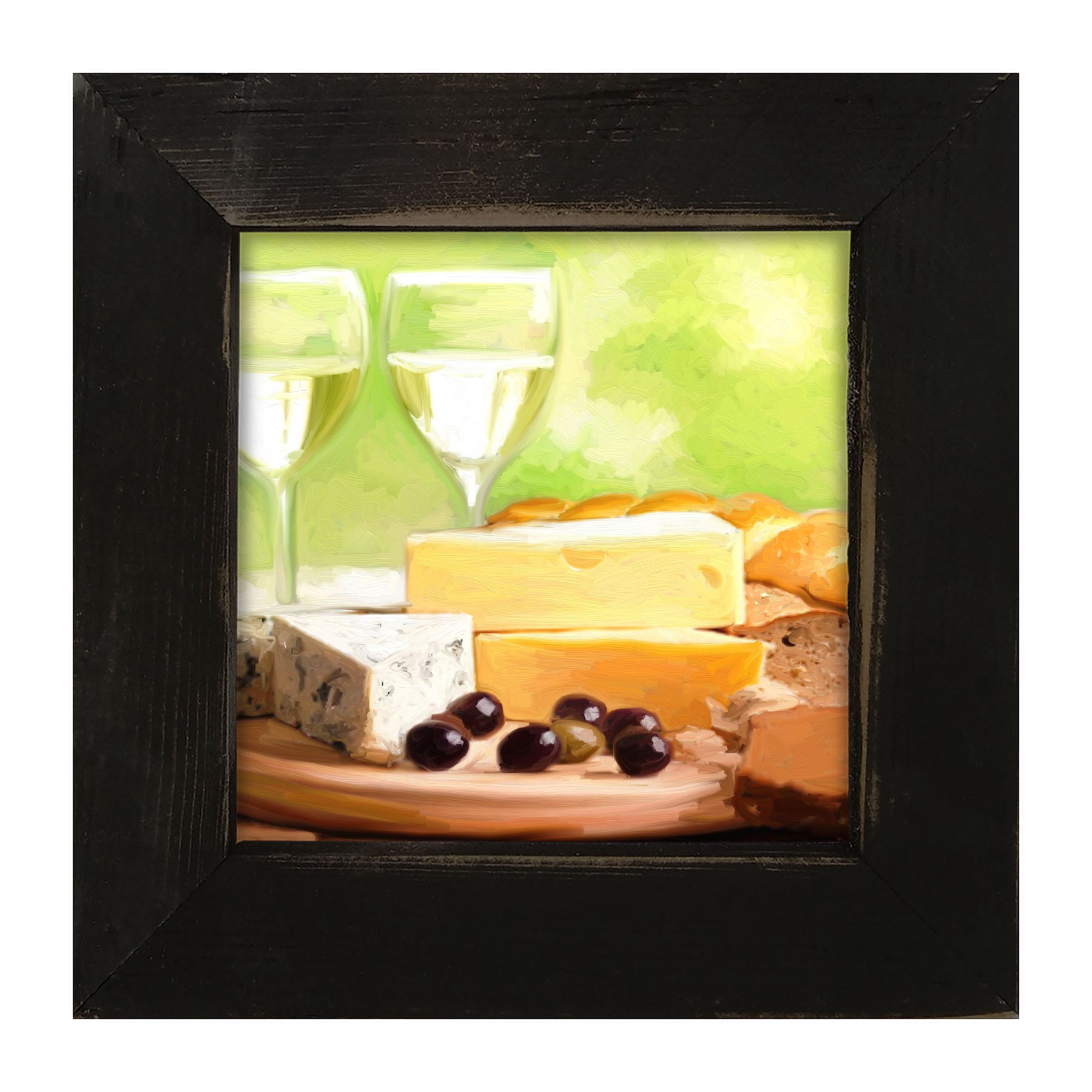 Cheese and Wine - Framed art