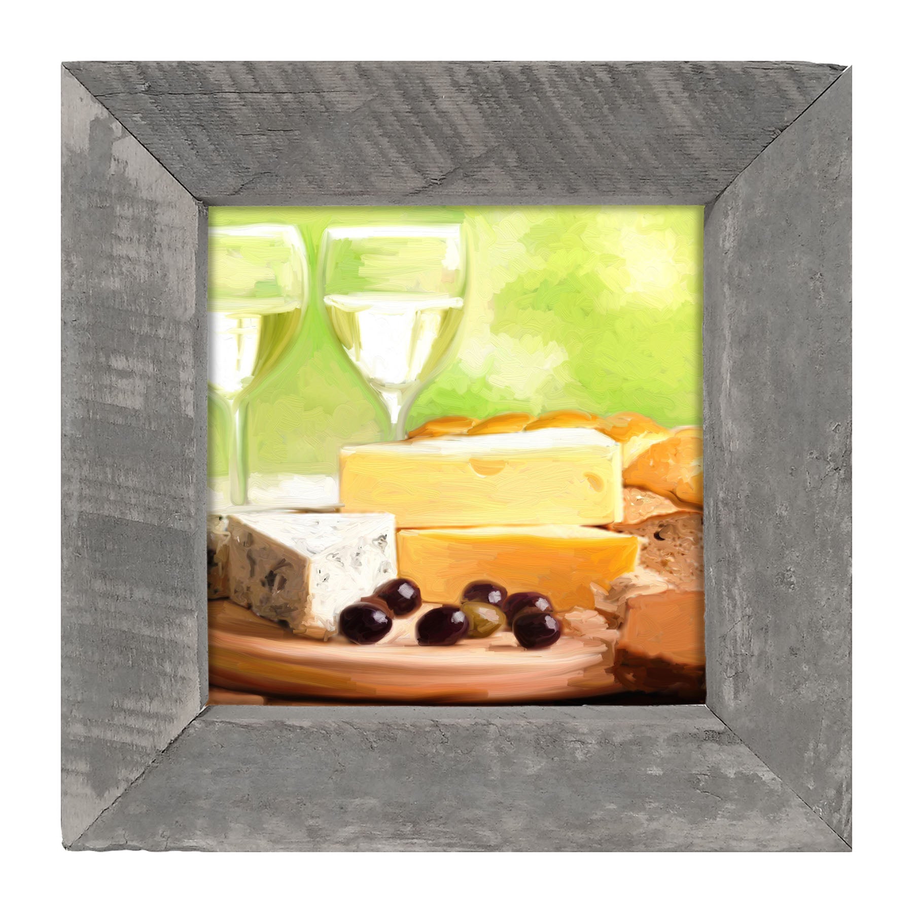 Cheese and Wine - Framed art