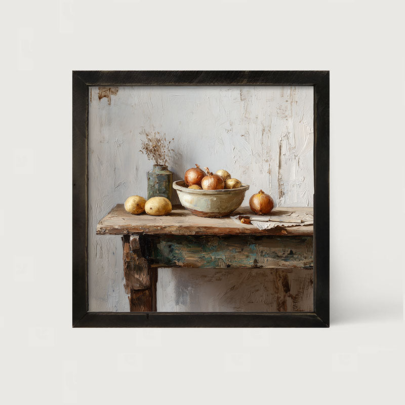 Sideboard Still Life - Bowl of Onions
