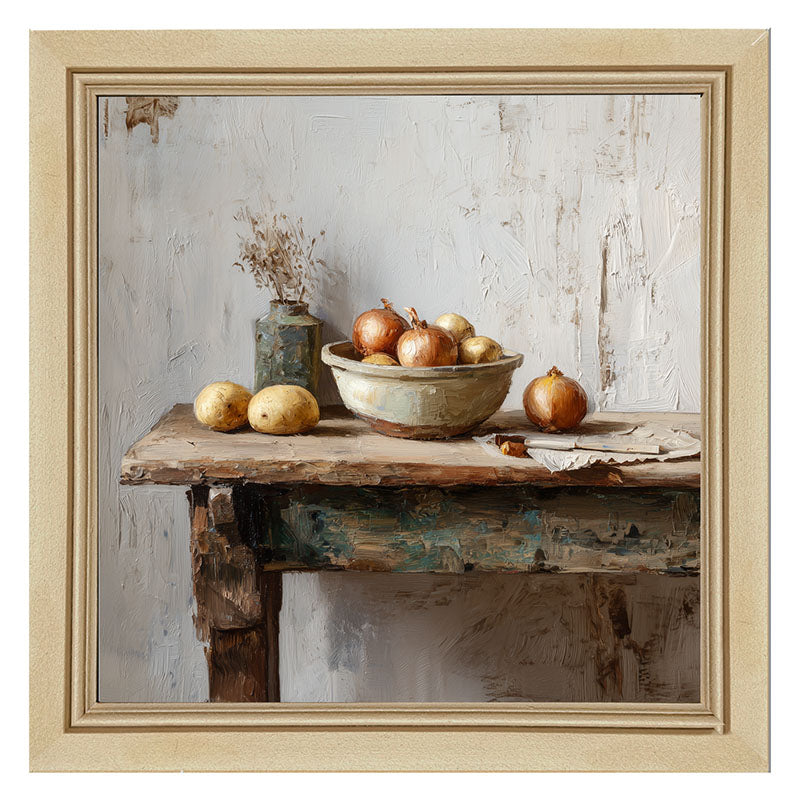 Sideboard Still Life - Bowl of Onions