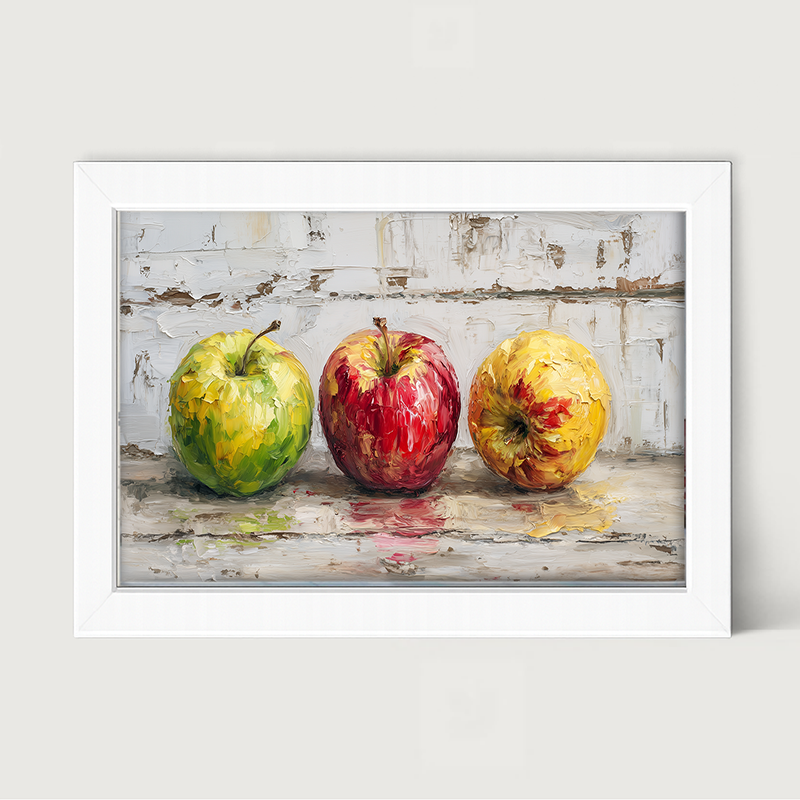 Sideboard Still Life - A Variety of Apples