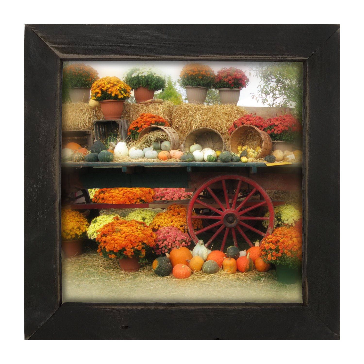 Autumn Wagon - Framed Art