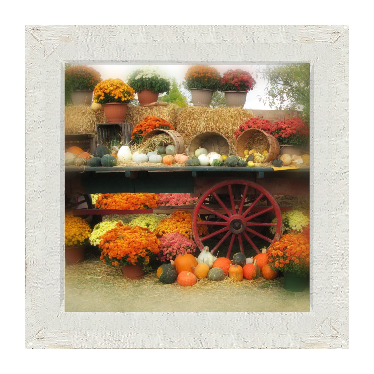 Autumn Wagon - Framed Art