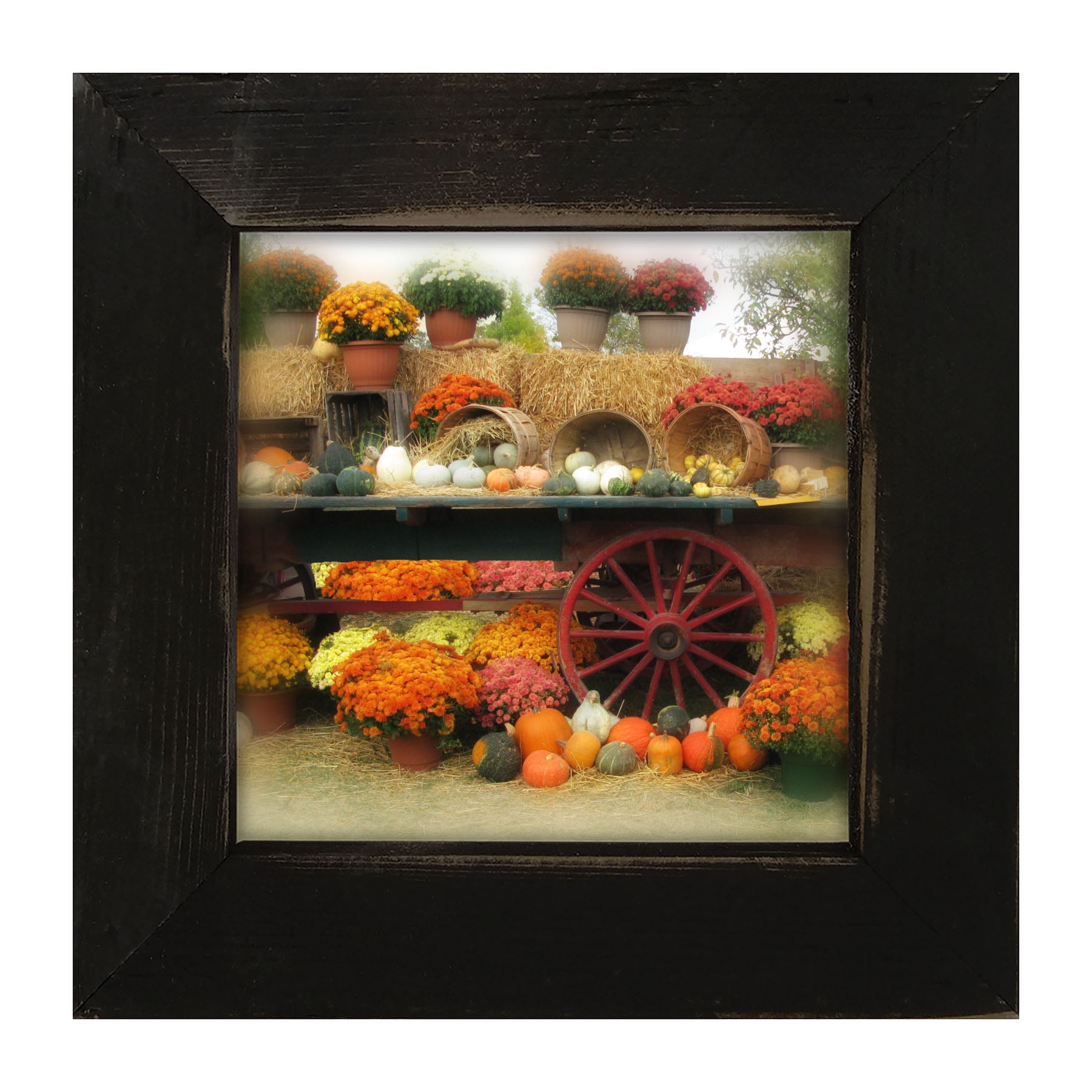 Autumn Wagon - Framed Art