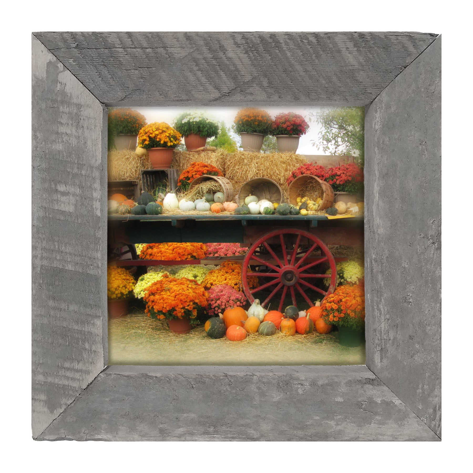 Autumn Wagon - Framed Art