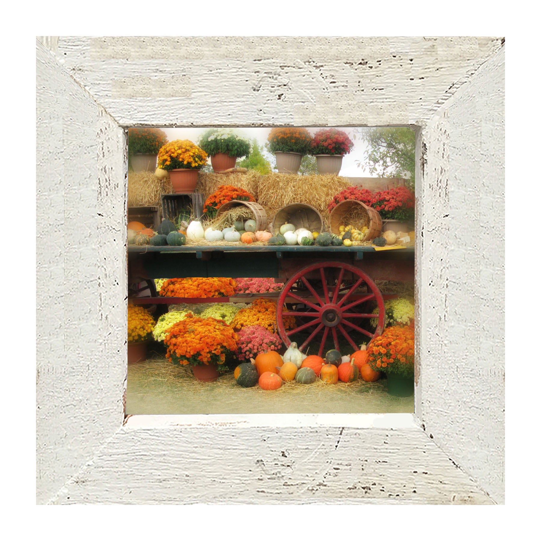 Autumn Wagon - Framed Art