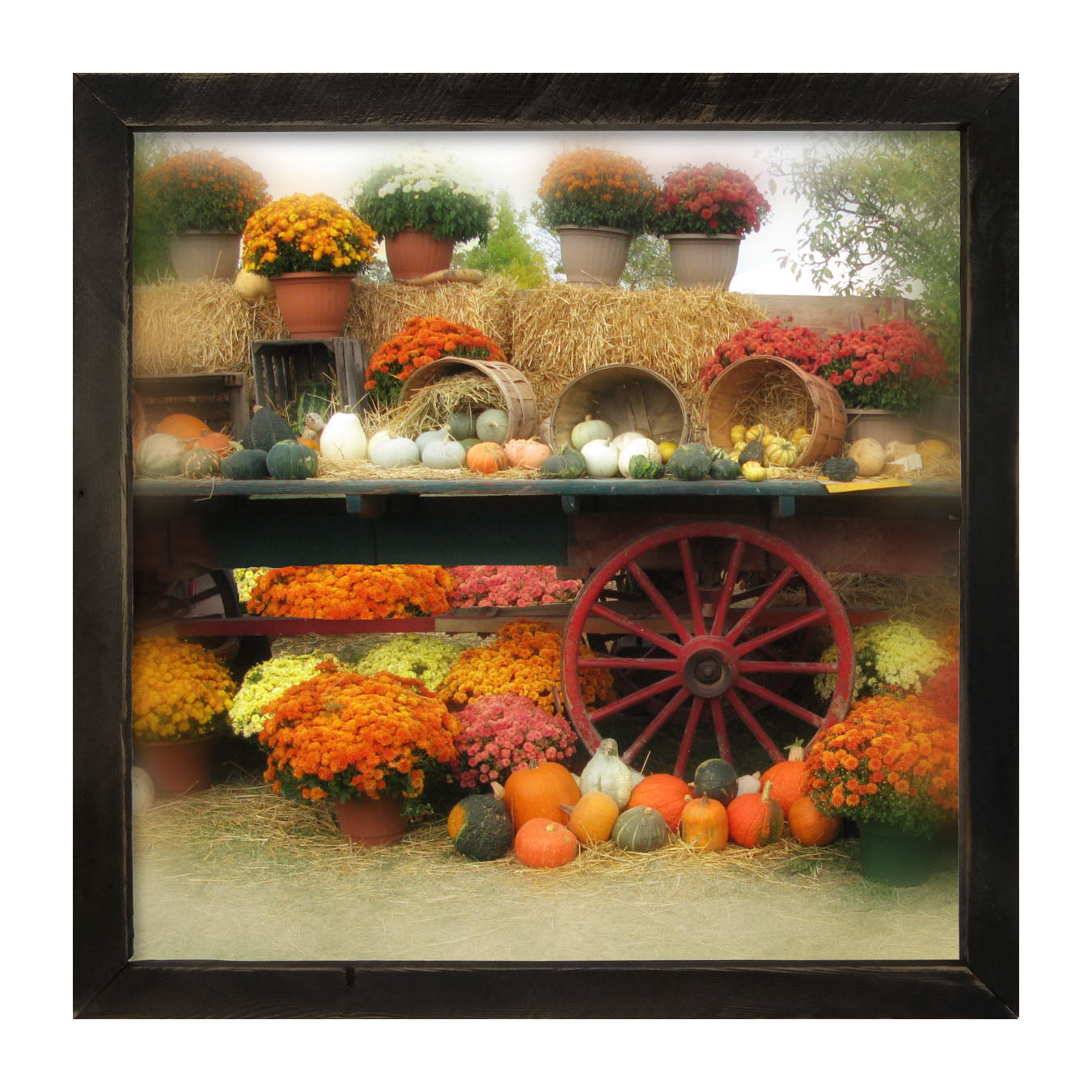 Autumn Wagon - Framed Art