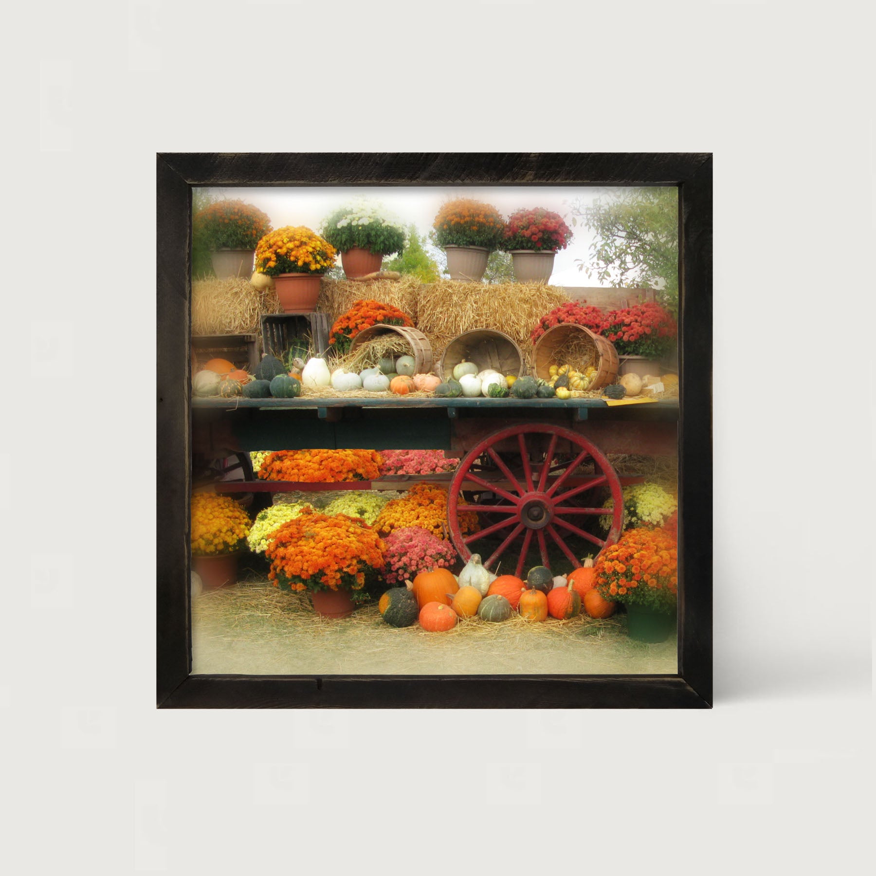 Autumn Wagon - Framed Art