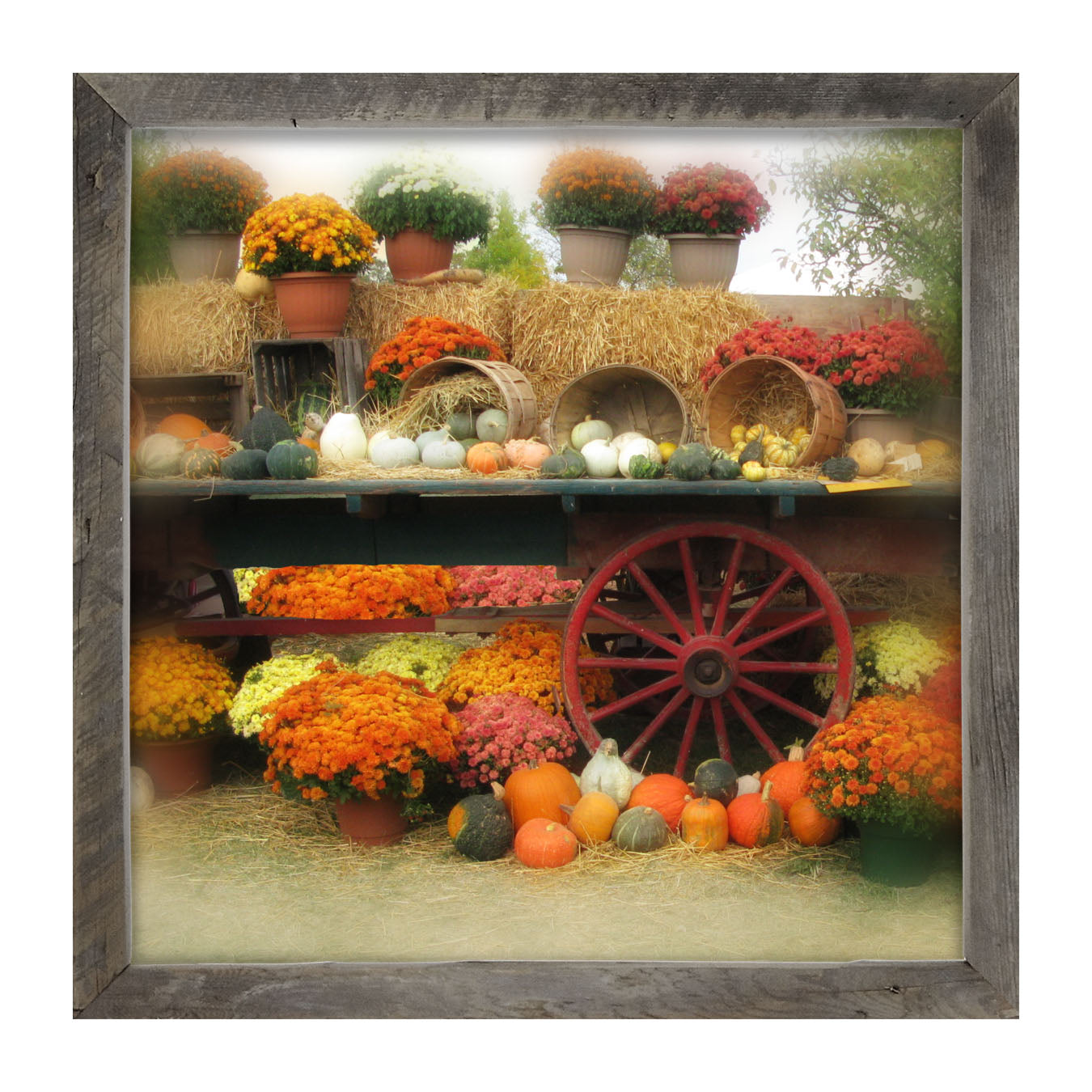 Autumn Wagon - Framed Art